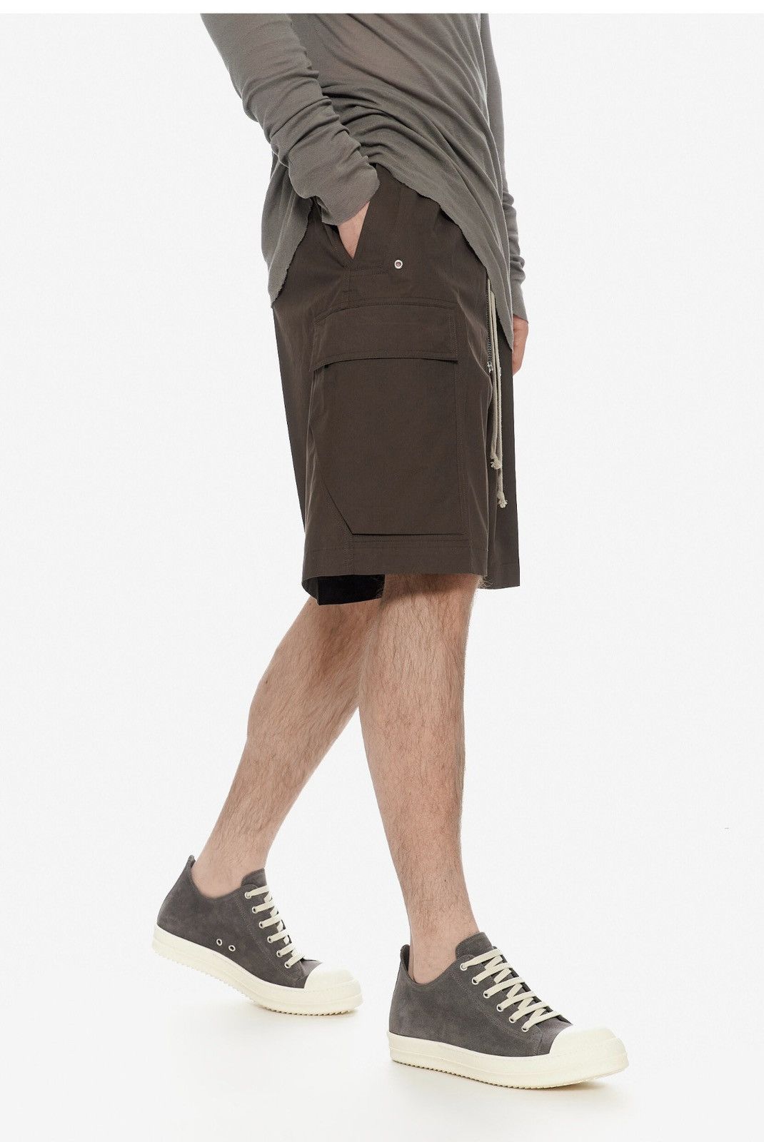 Rick Owens Last Rick Owens Ramones Suede Low-Top Sneakers Size US 12 / EU 45 - 6 Thumbnail