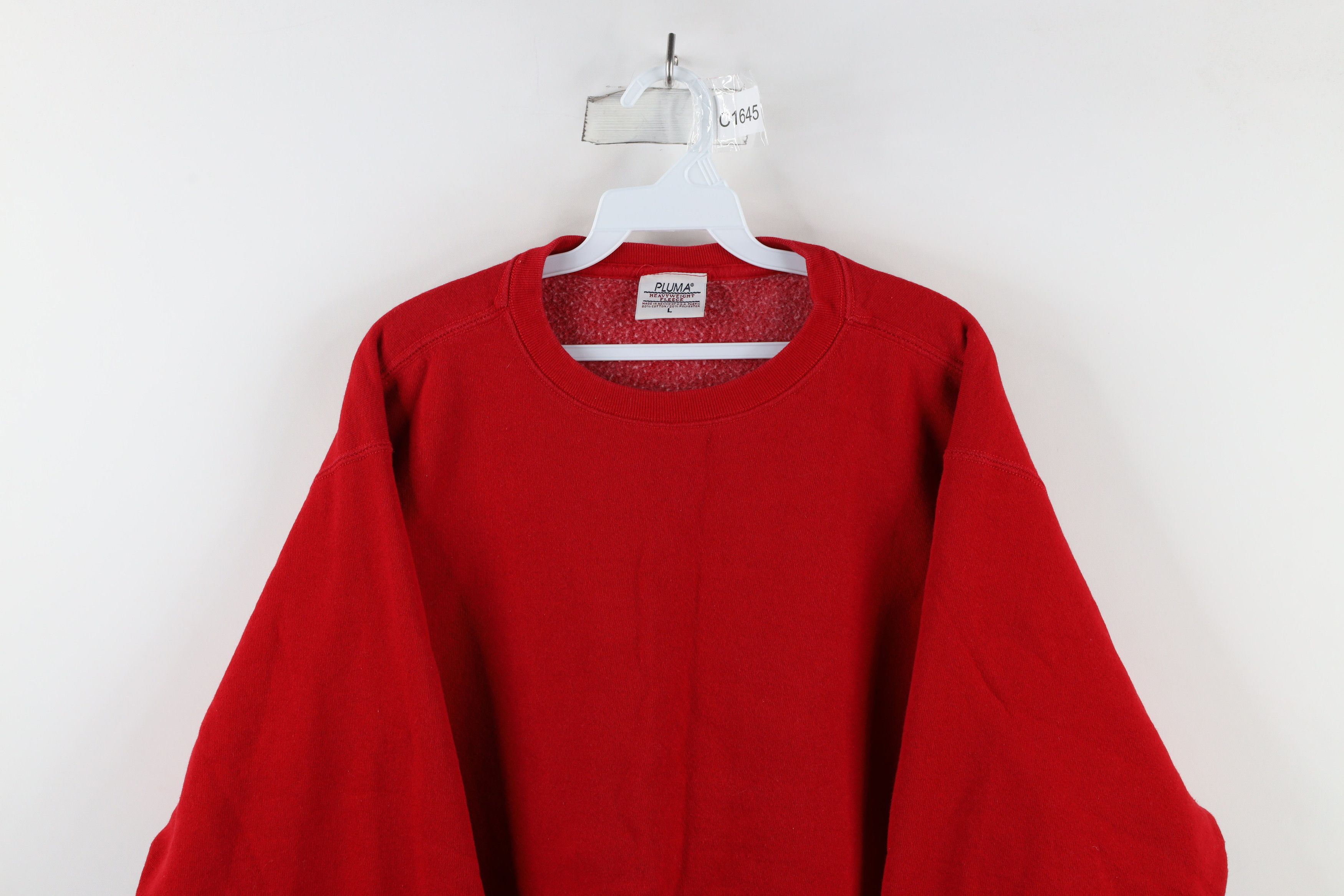 Vintage Vintage 90s Streetwear Heavyweight Crewneck Sweatshirt Size US L / EU 52-54 / 3 - 2 Thumbnail