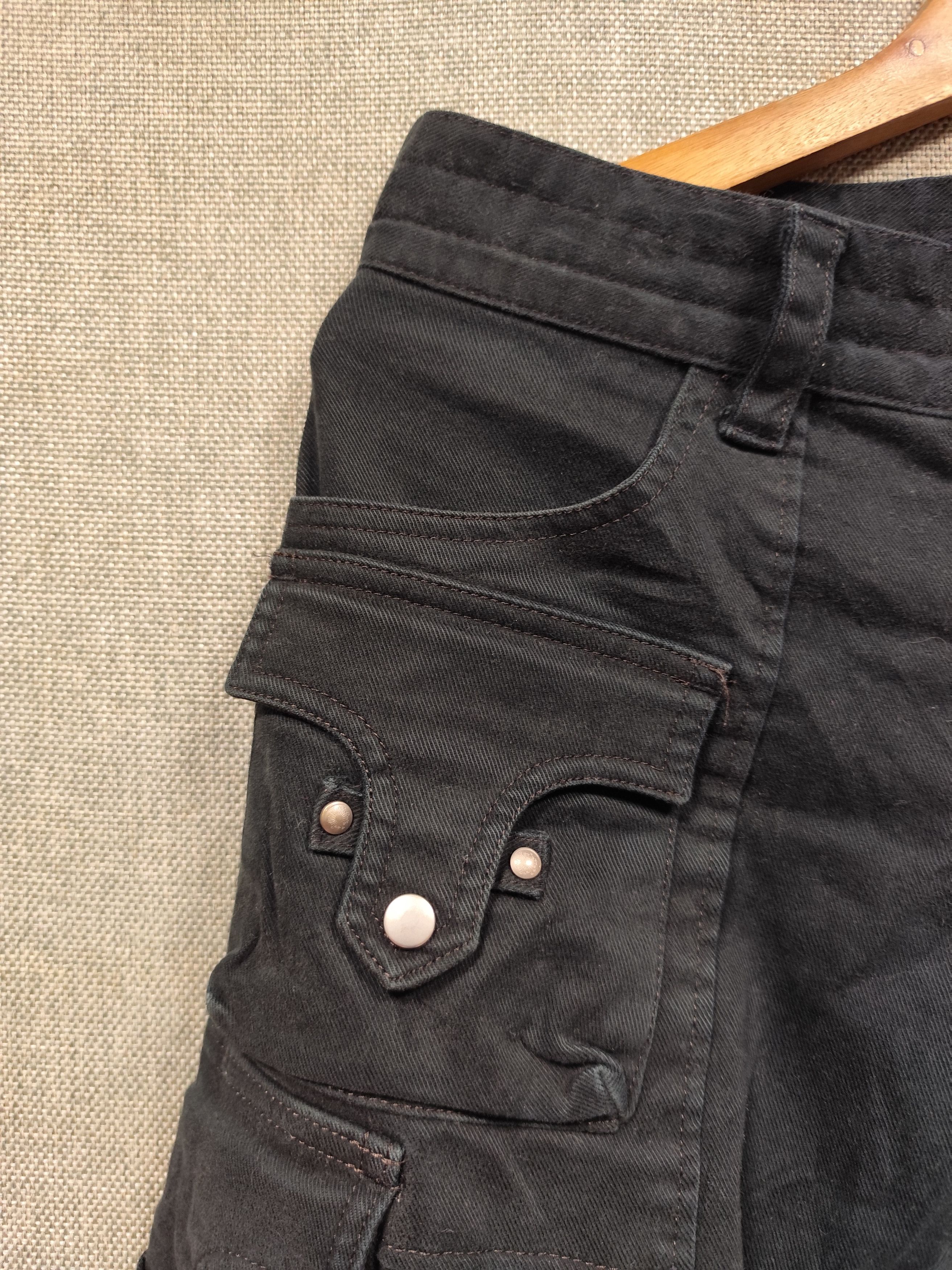 Tornado Mart Multi Pocket Bondage Flare Pants