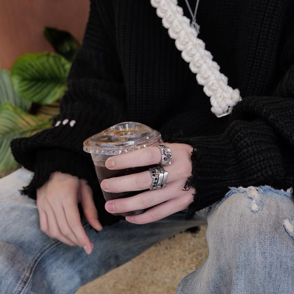 Japanese Brand × Vintage Retro punk rings Size ONE SIZE - 4 Thumbnail