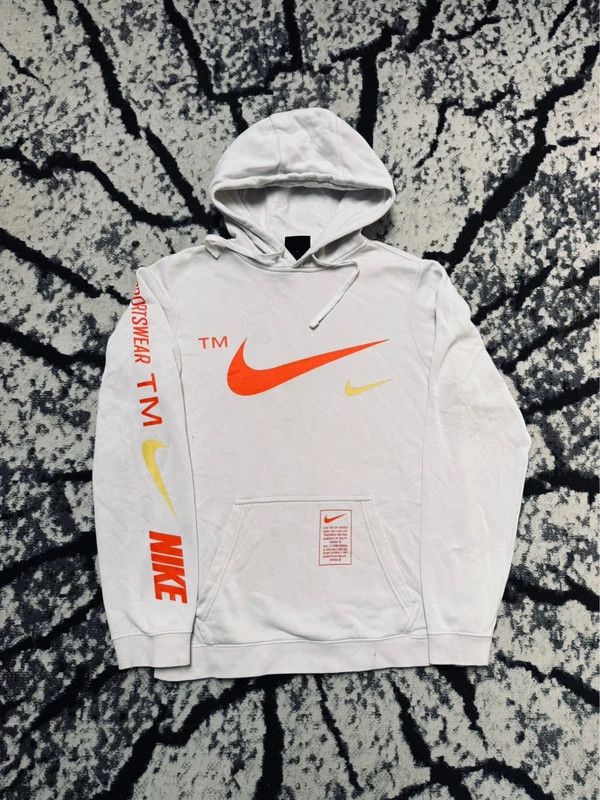 Nike Nike tm sportwear hoodie white colorful S Size US S / EU 44-46 / 1 - 1 Thumbnail