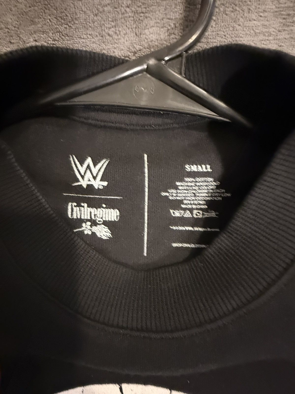 Civil Regime Civil Regime x WWE black Stone Cold DTA tee Size S Size US S / EU 44-46 / 1 - 3 Thumbnail