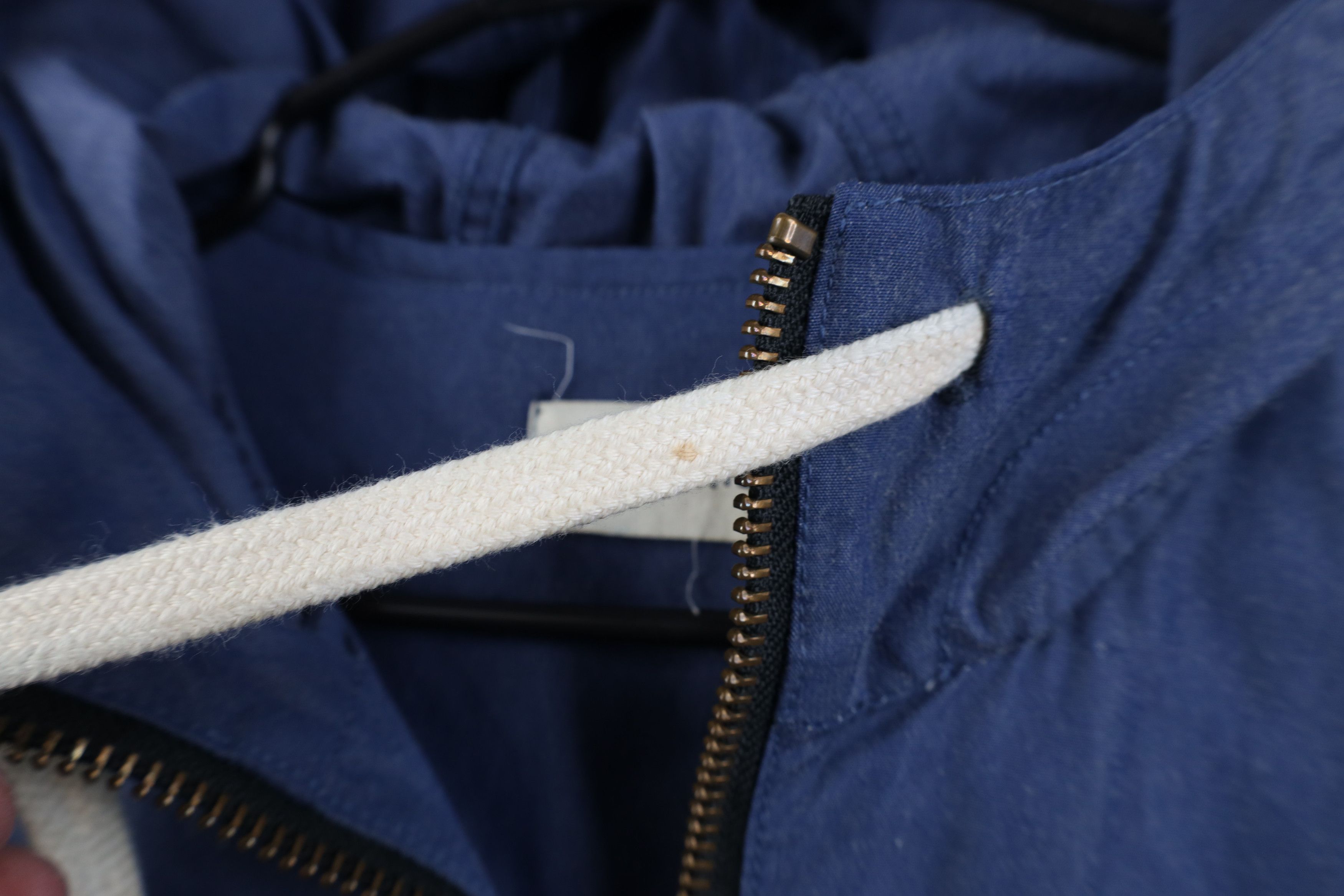 Taylor Stitch Taylor Stitch Canvas Full Zip Hooded Parka Jacket Blue USA Size US XXL / EU 58 / 5 - 4 Thumbnail