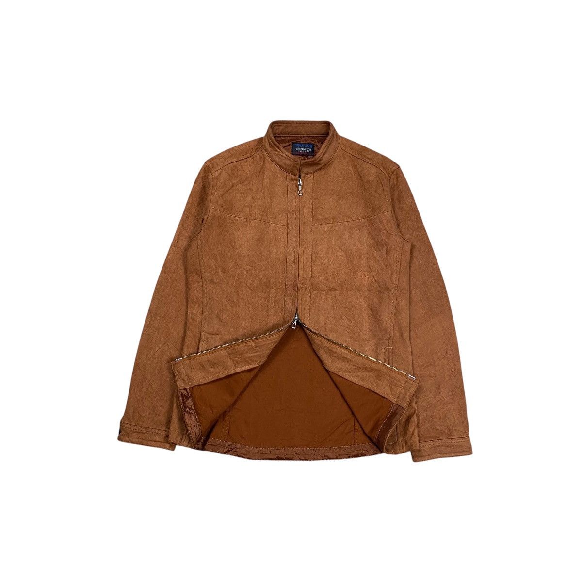 14th Addiction Nicole Club For Men Two-Way Zip Suede Jacket Size US M / EU 48-50 / 2 - 3 Thumbnail