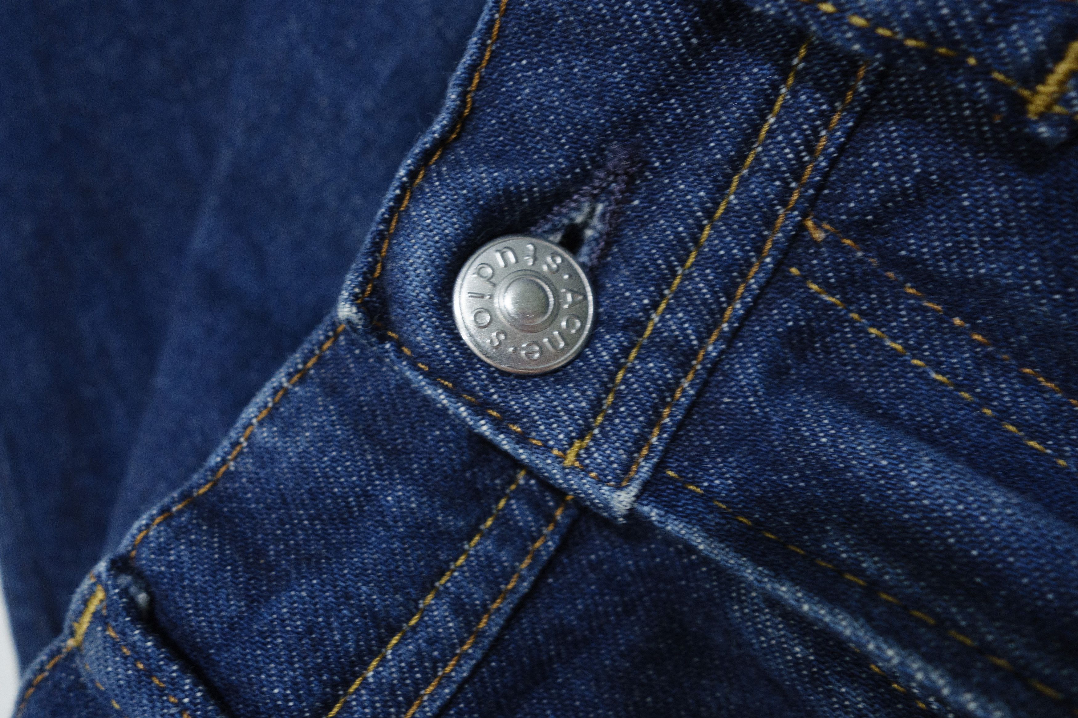 Acne Studios Bla Konst Mid-Rise Slim Cropped Jeans Blue Denim Size 27" / US 4 / IT 40 - 9 Thumbnail