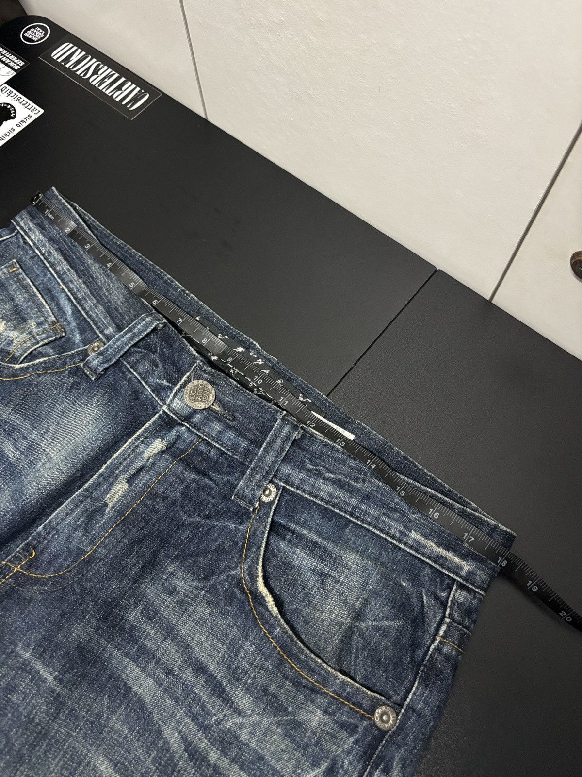 BUCKAROO Buckaroo Jeans Flare Distressed Denim Jeans Size US 36 / EU 52 - 10 Thumbnail