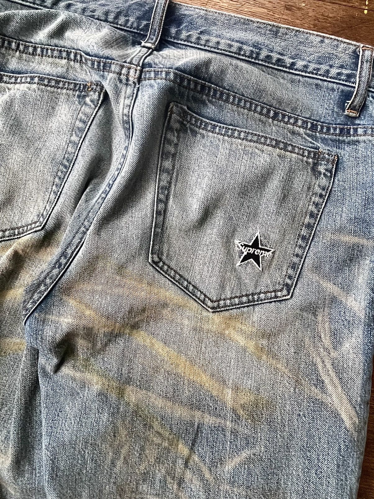 Supreme regular Jean／ライトブルー／30 ☆スターロゴ☆ Supreme Regular Jean 30 Washed Blue - メルカリ