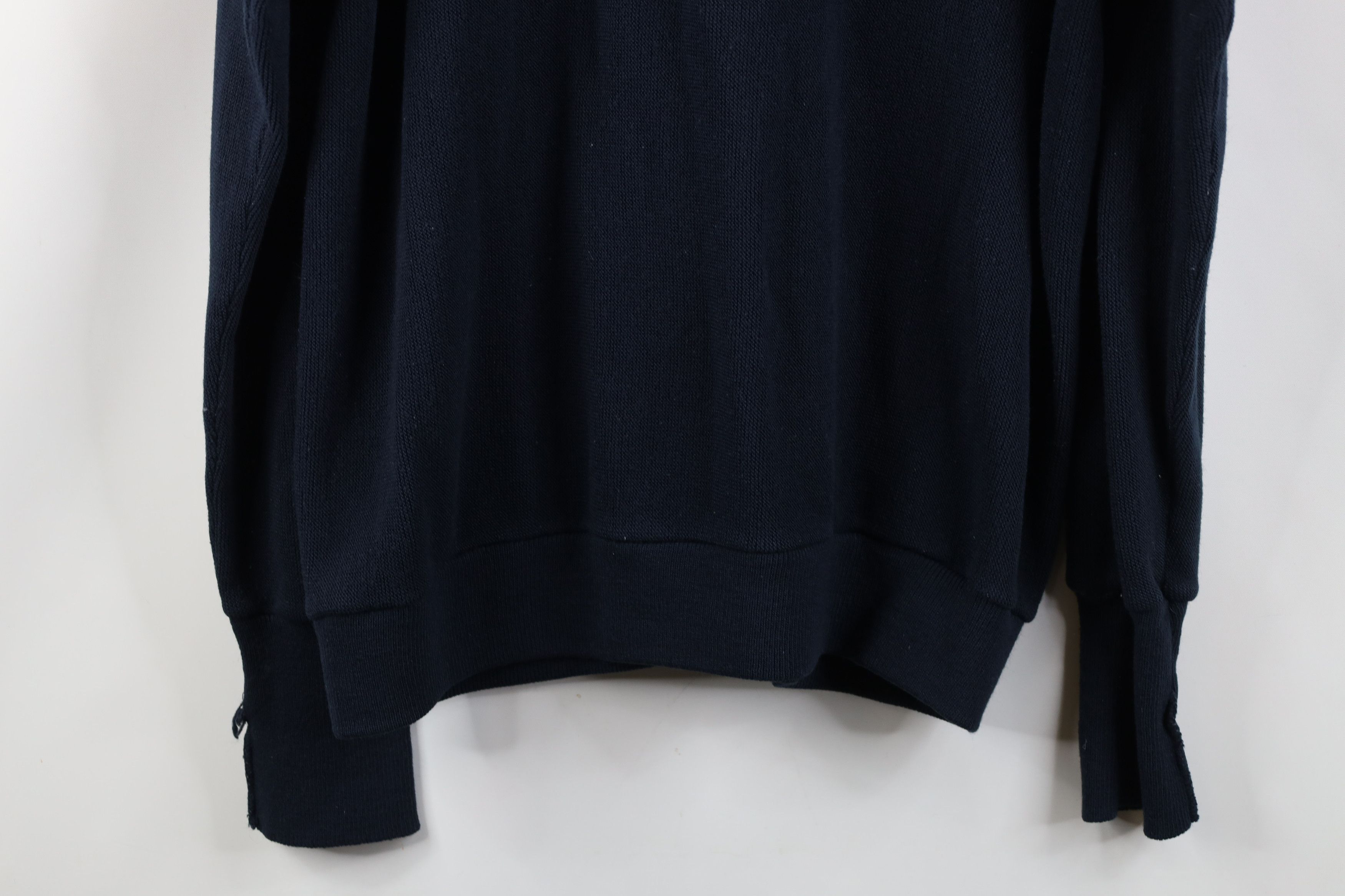 Vintage Vintage 70s Streetwear Knit Cardigan Sweater Navy Blue USA Size US XL / EU 56 / 4 - 10 Thumbnail