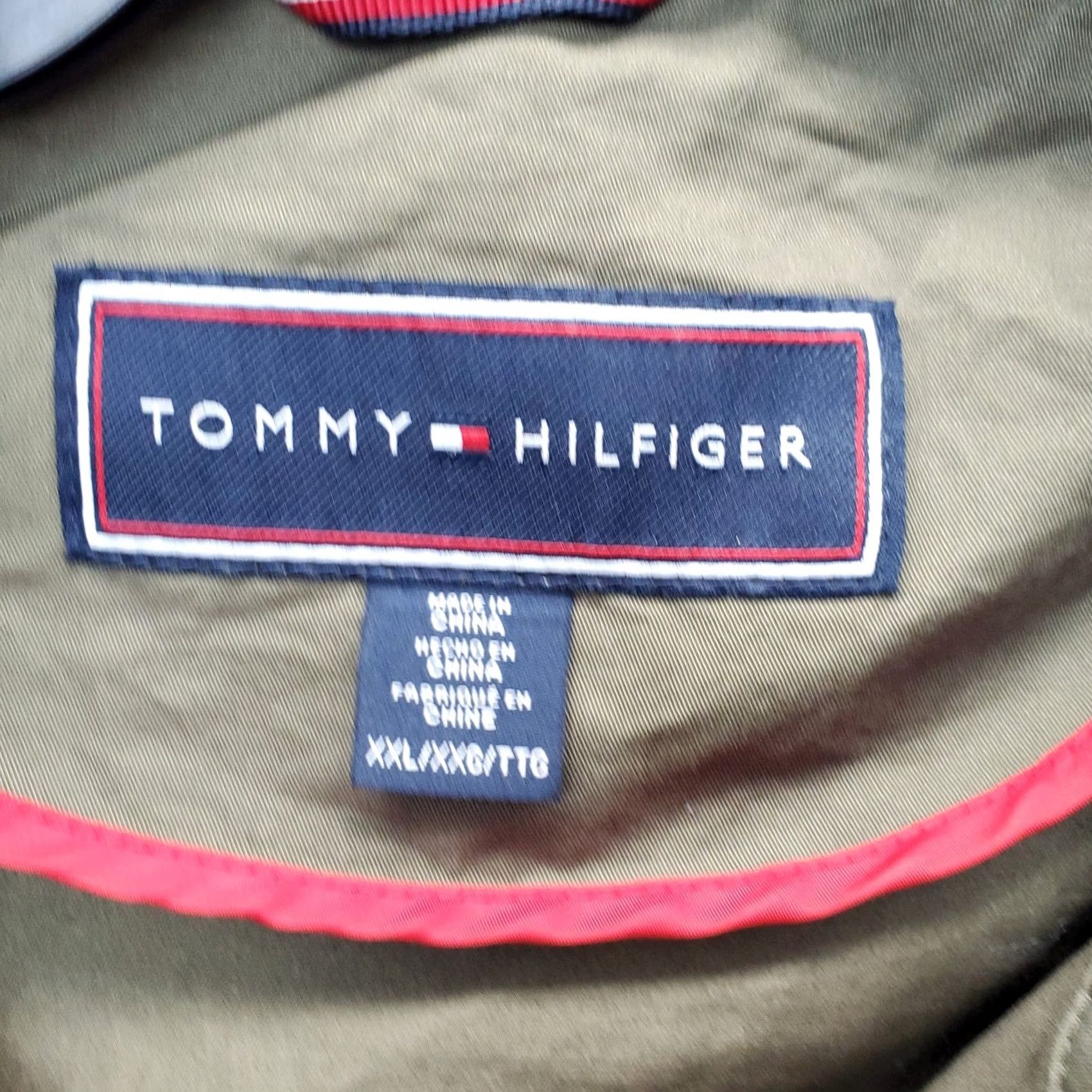 Tommy Hilfiger Tommy Hilfiger Jacket Womens XXL Green Hooded Full Zip Snap Pockets Casual Outdoor Size XXL / US 16-18 / IT 52-54 - 7 Thumbnail
