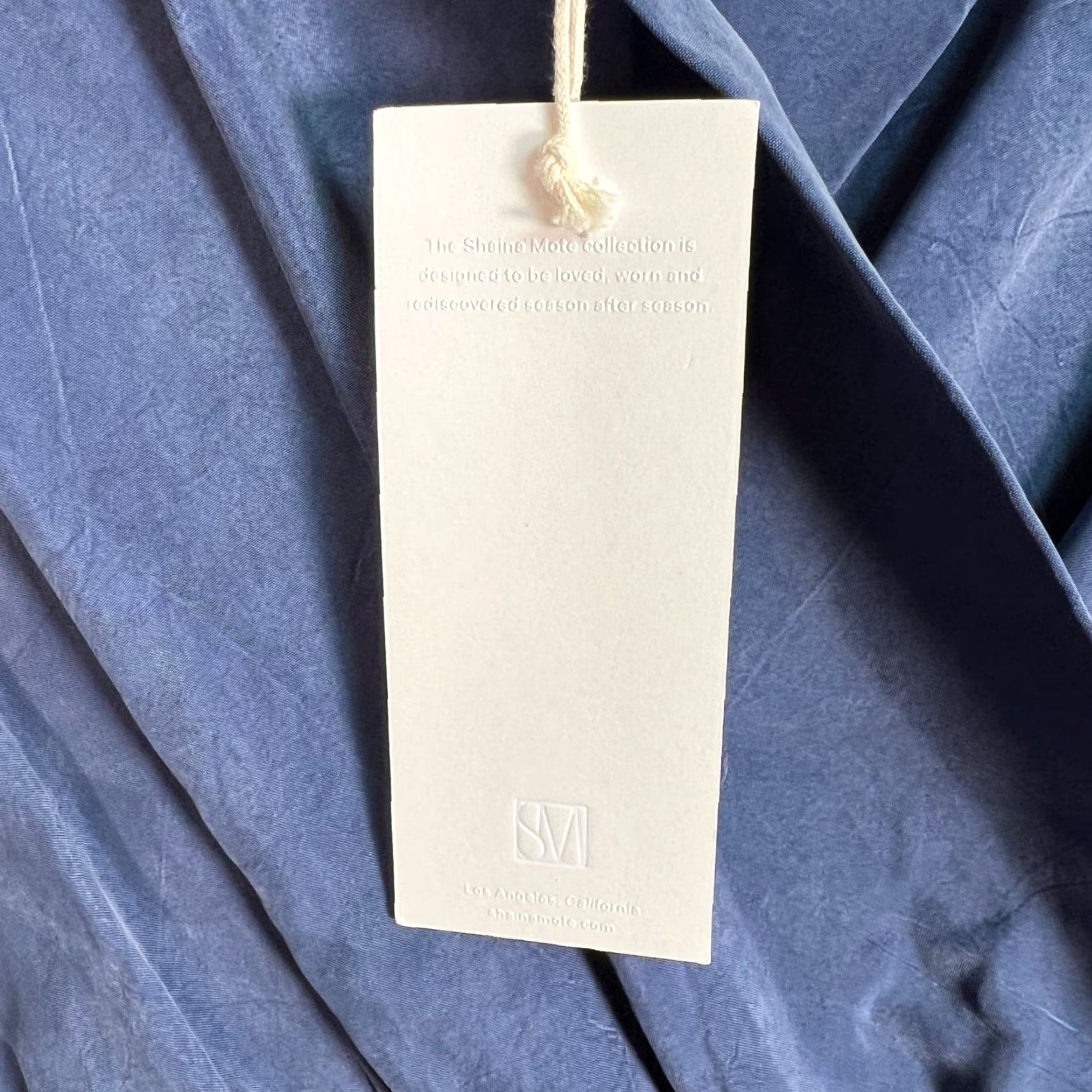 Shaina Mote Shaina Mote Womens Dress XS Blue Cupro Wrap Midi NEW Size XS / US 0-2 / IT 36-38 - 7 Thumbnail