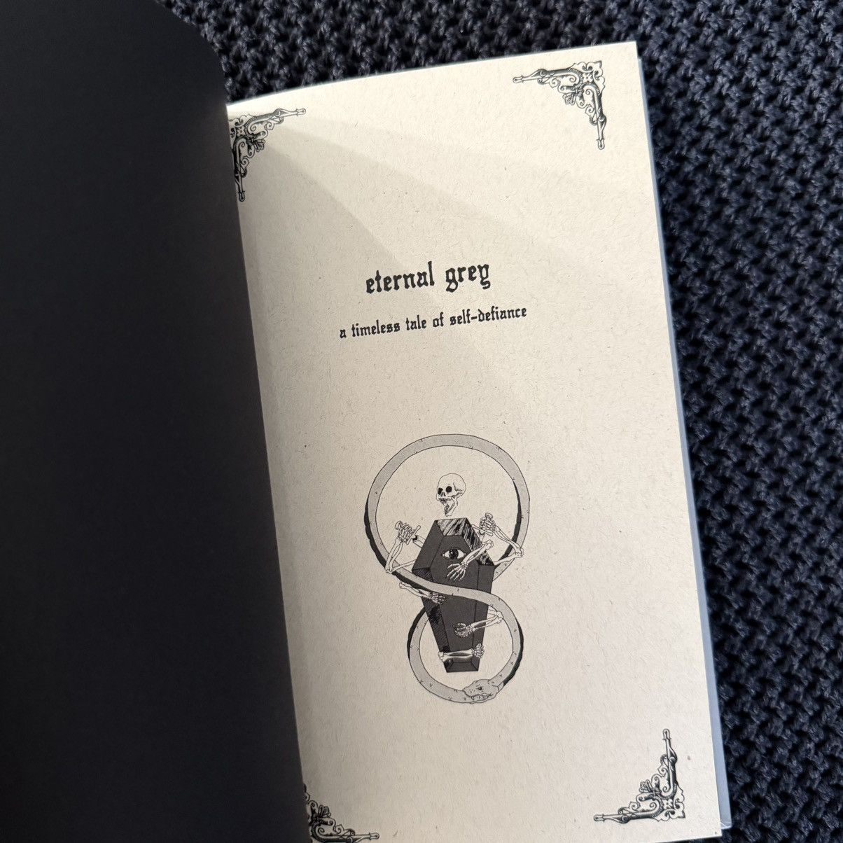 G59 Records $uicideboy$ G59 Eternal Grey Lyric Book Size ONE SIZE - 5 Thumbnail