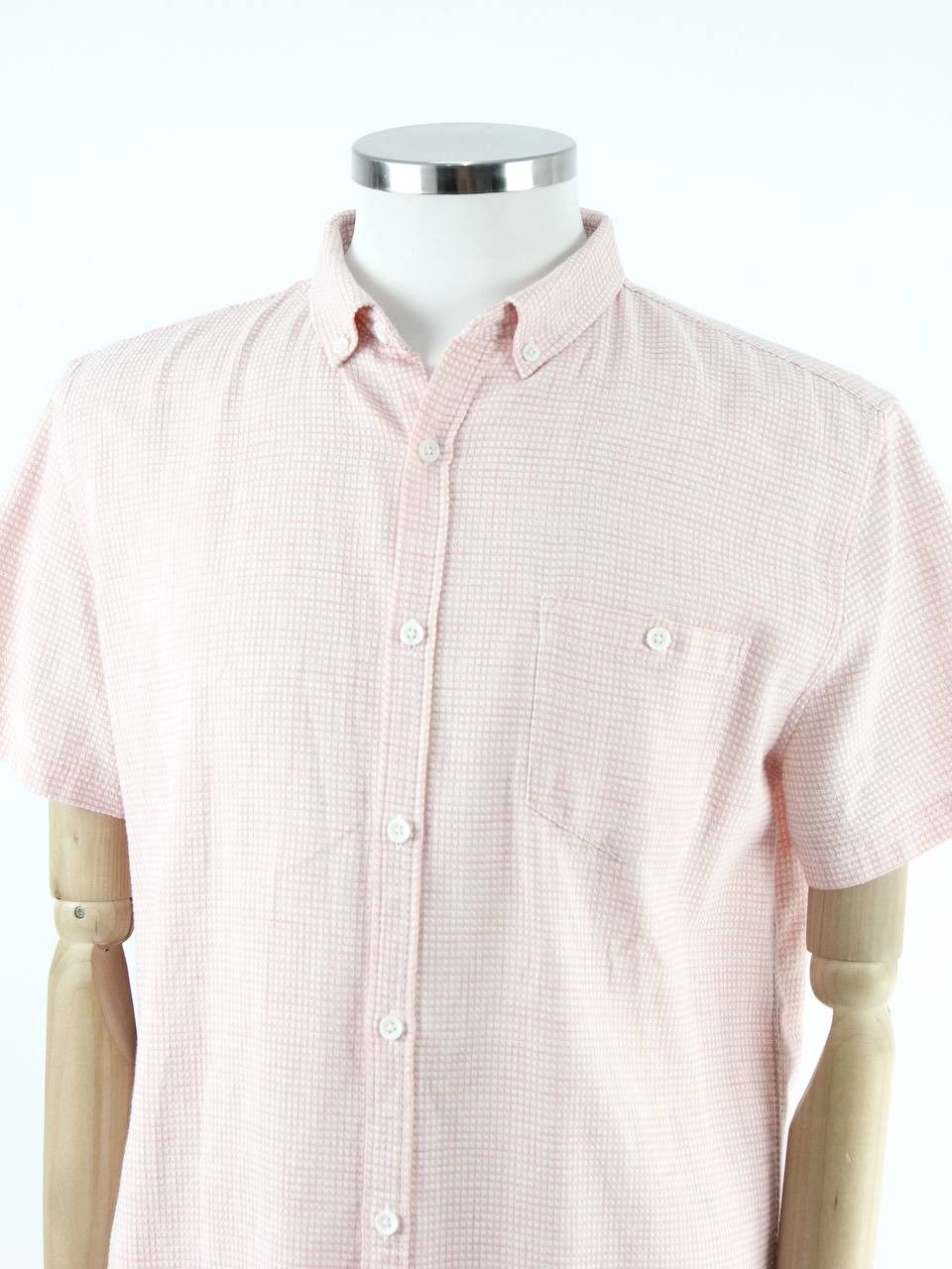 Common People COMMON PEOPLE Textured waffle shirt with short sleeves Size US L / EU 52-54 / 3 - 4 Thumbnail