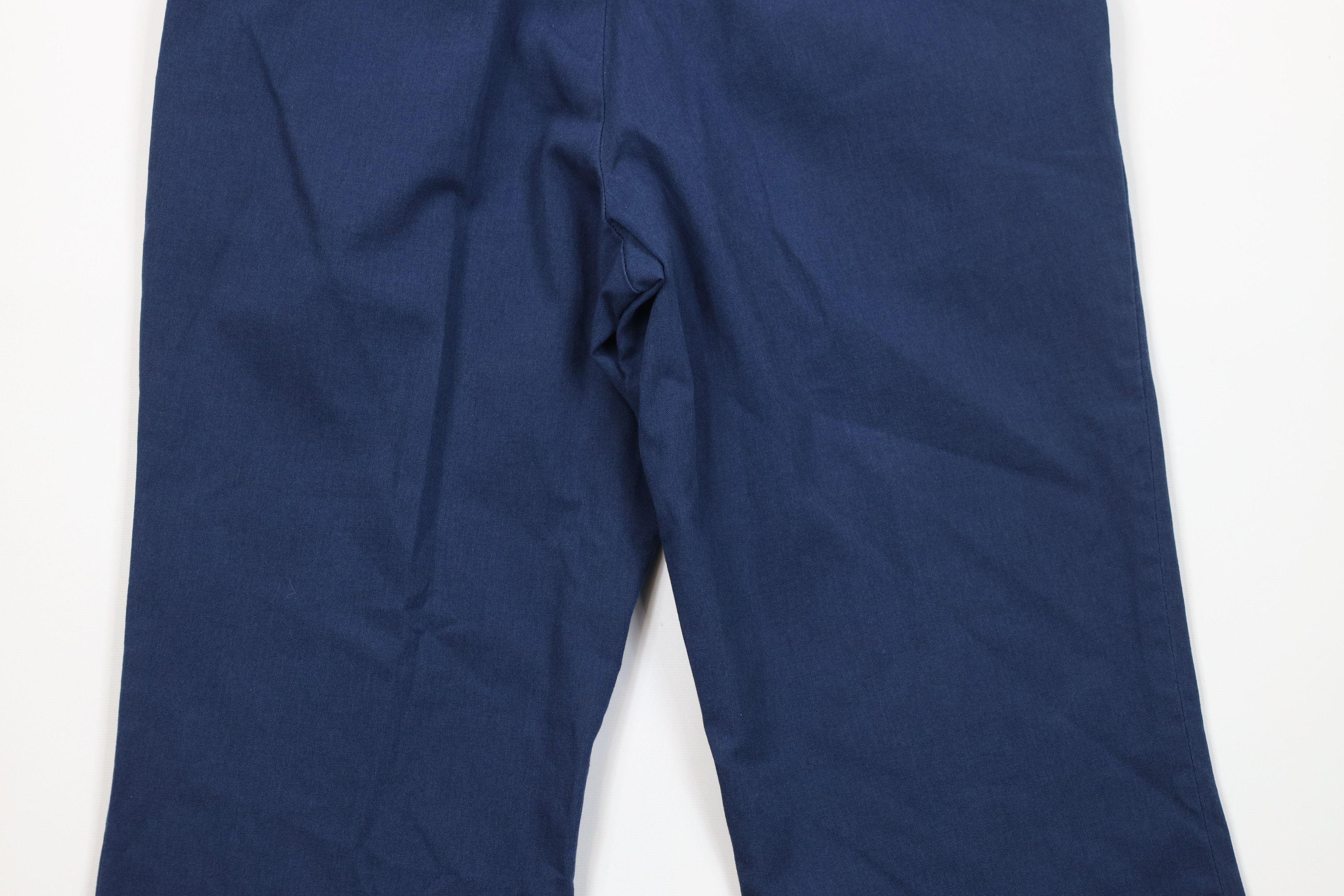 Vintage Vintage 70s Streetwear Wide Leg Workwear Pants Blue USA Size US 34 / EU 50 - 12 Thumbnail