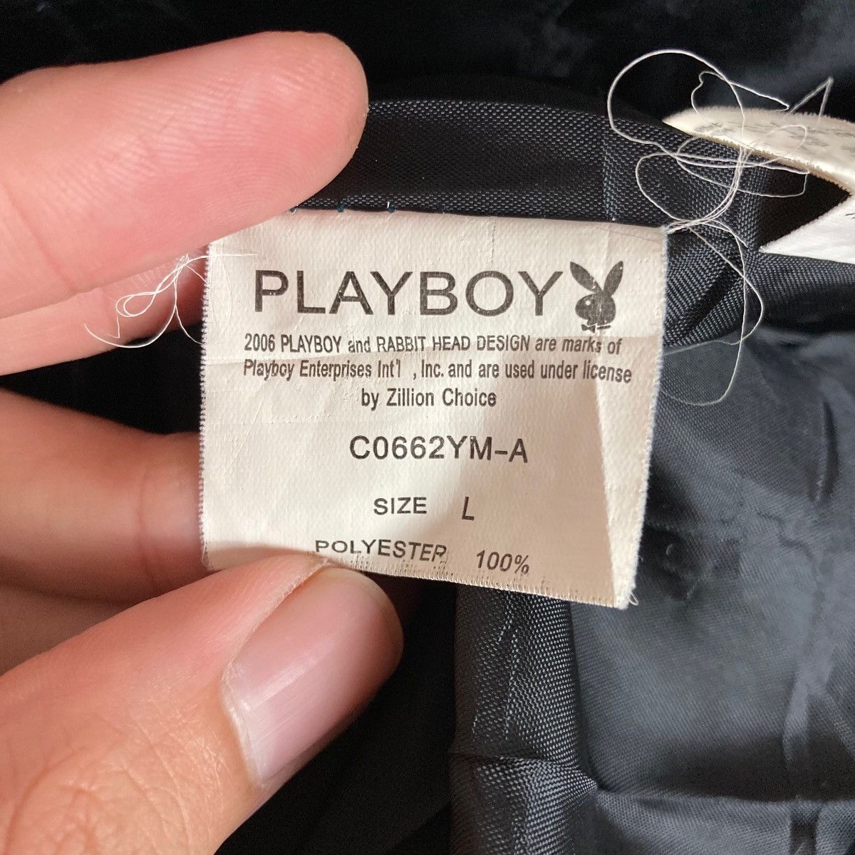 Playboy Vintage Playboy Light Puffer Snap Button Zipper Jacket Size US L / EU 52-54 / 3 - 7 Thumbnail