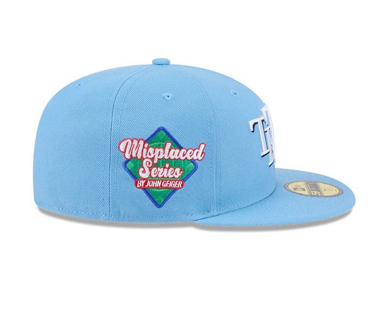 John Geiger John Geiger Misplaced series Tampa Bay Rays Hat 7 1/8 Size ONE SIZE - 3 Thumbnail