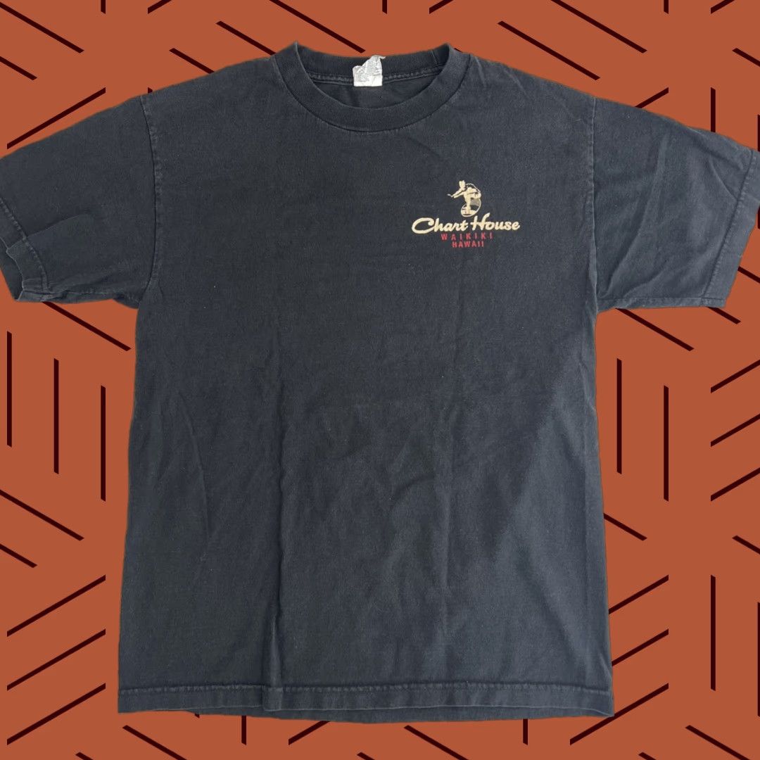 Vintage VINTAGE Alstyle Chart House Restaurant Waikiki Surfer Shirt Black M Men Size US M / EU 48-50 / 2 - 1 Thumbnail