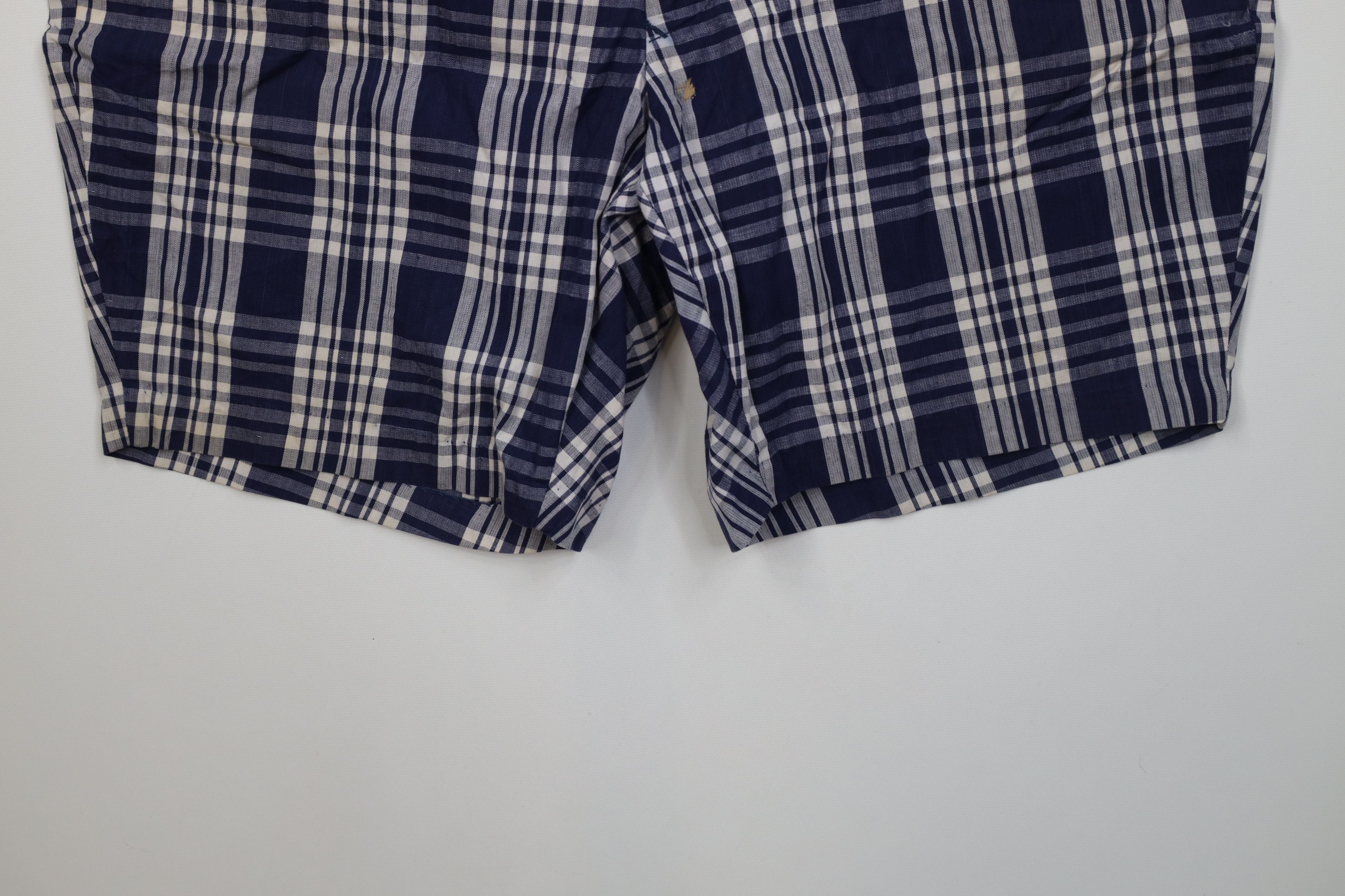 Vintage Vintage 50s 60s Streetwear Above Knee Chino Shorts Blue Size US 38 / EU 54 - 4 Thumbnail