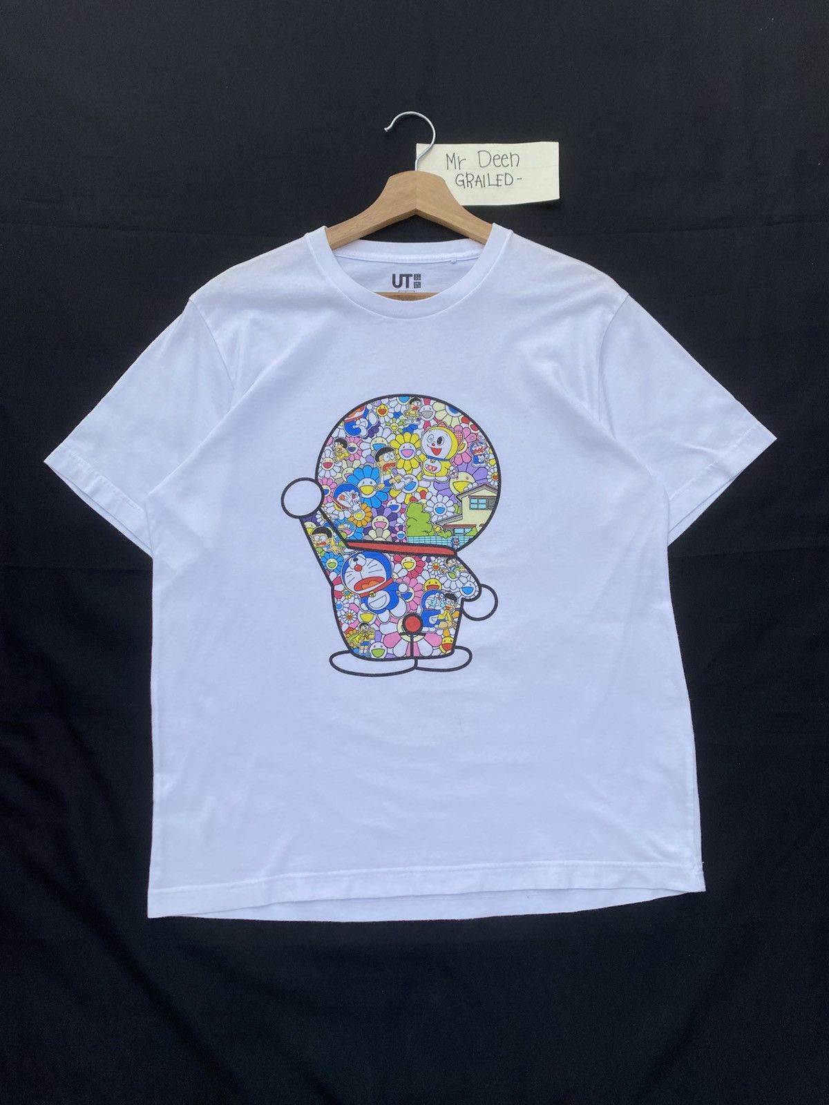 Takashi Murakami × Uniqlo Rare Uniqlo x Takashi Murakami Doraemon White Tshirt Size US L / EU 52-54 / 3 - 8 Thumbnail