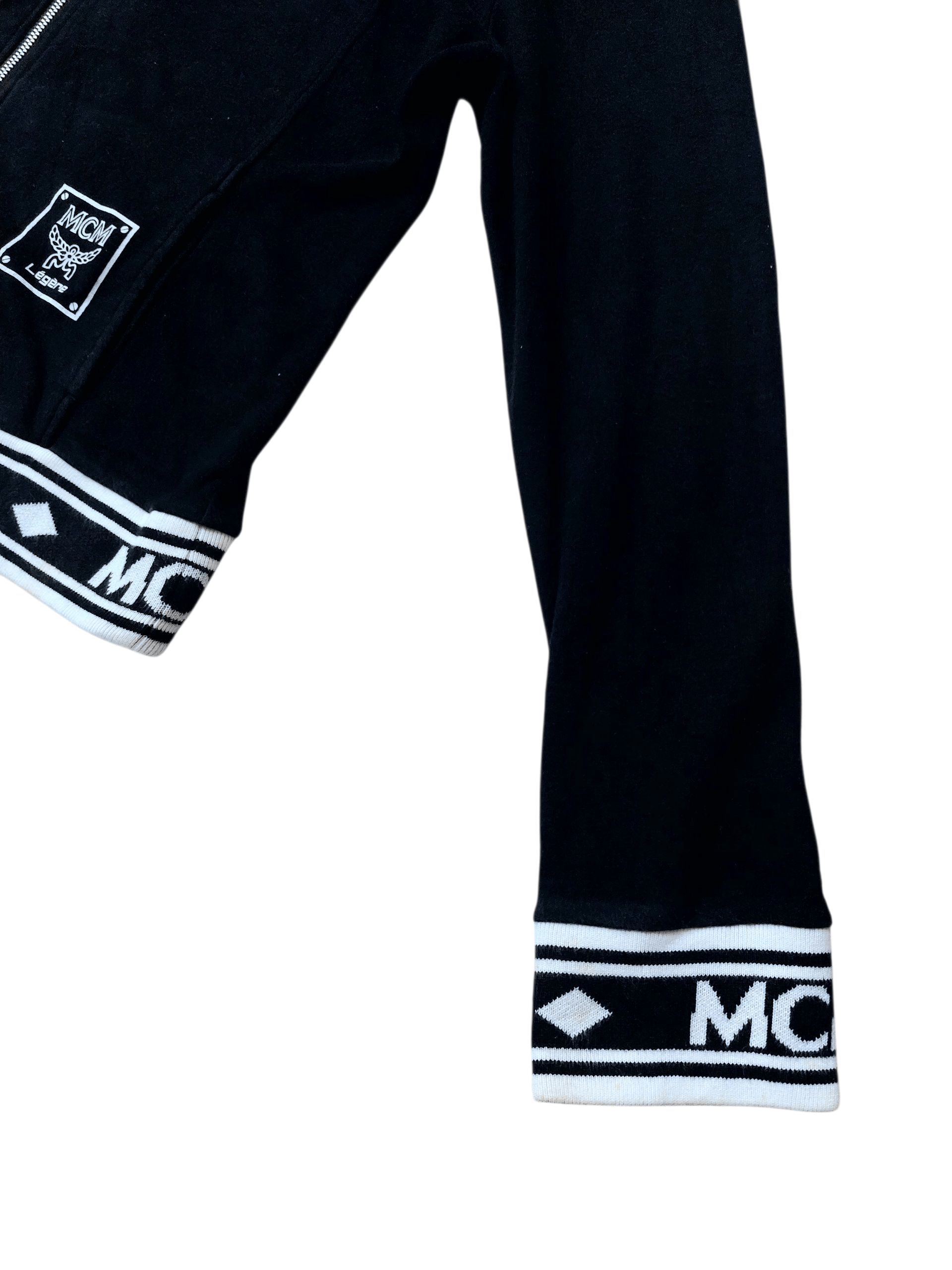 MCM MCM Legere Printed Cut End Logo Zip Up Hoodies Size M / US 6-8 / IT 42-44 - 10 Thumbnail