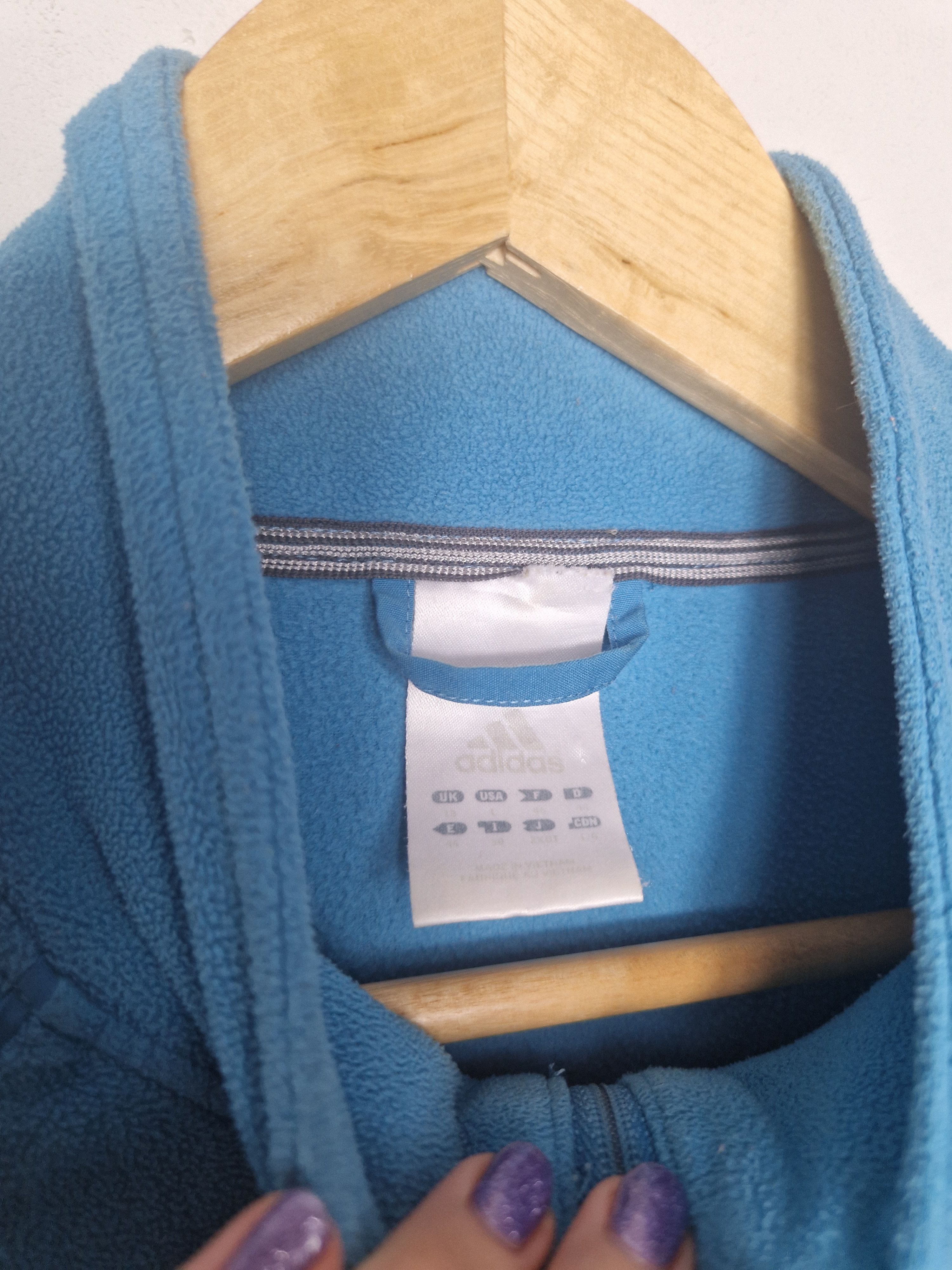 Adidas Adidas 2007 y2k vintage fleece zip swag drip track Size M / US 6-8 / IT 42-44 - 3 Thumbnail