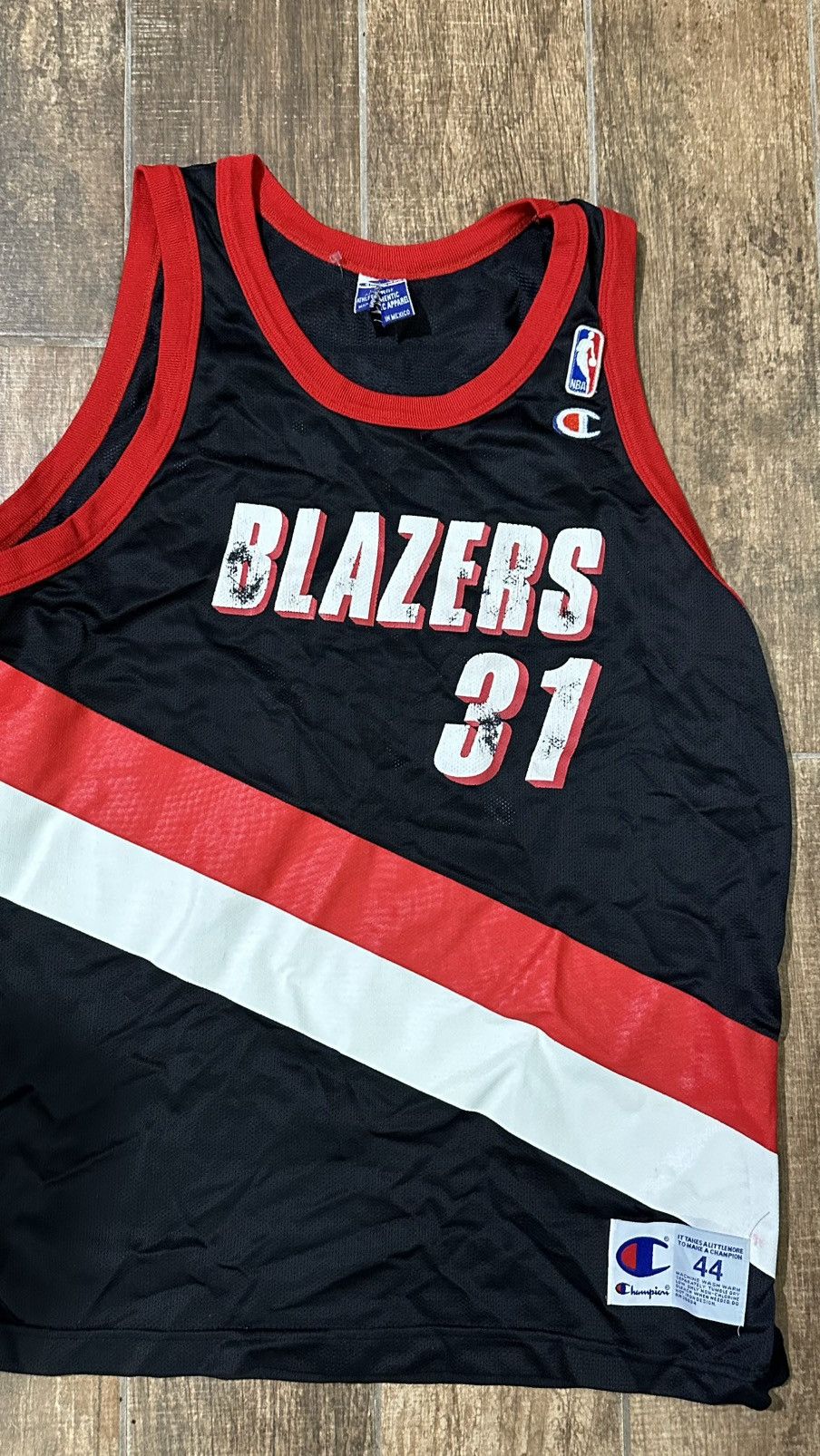 Champion VTG NBA CHAMPION 44 Sebastian Telfair Portland #31 Jersey Size US M / EU 48-50 / 2 - 2 Thumbnail