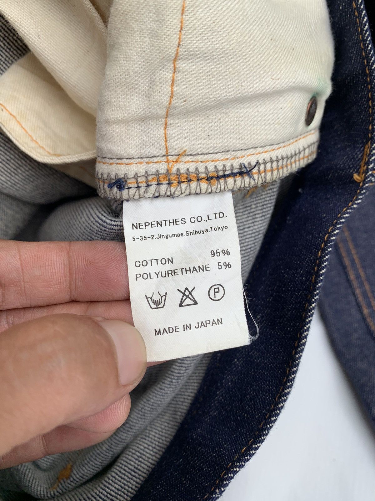 Needles Nepenthes jeans Size 35" - 7 Thumbnail