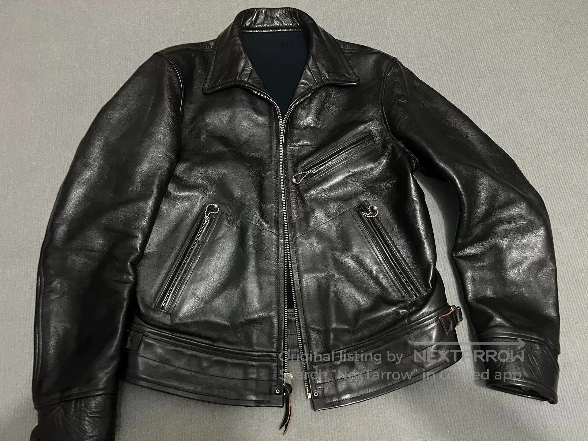 Freewheelers Freewheelers Muholland Road Leather Jacket Size 38
