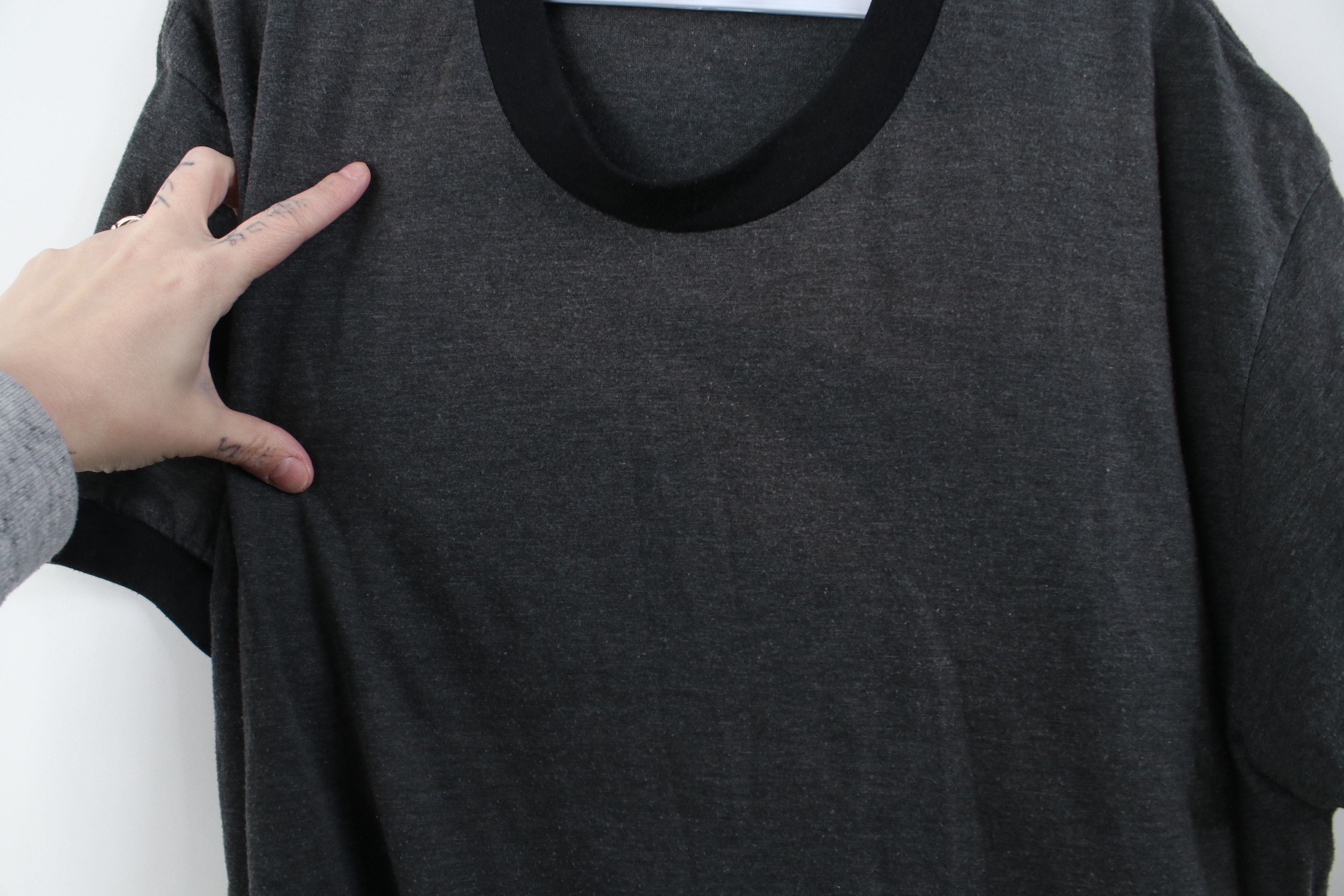Vintage Vintage Y2K American Apparel Jersey Knit Ringer T-Shirt Size US XL / EU 56 / 4 - 4 Thumbnail