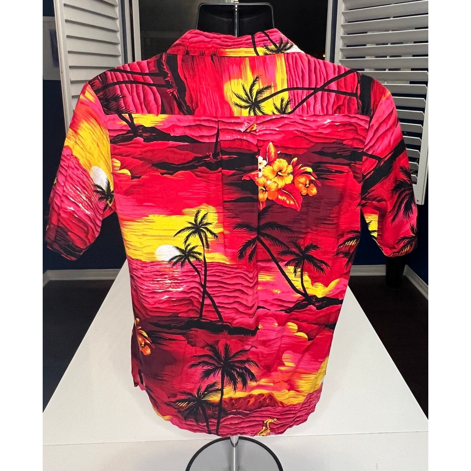 Other PalmWave Hawaiian Button-Up Shirt Tropical Surfer Floral Size US S / EU 44-46 / 1 - 2 Thumbnail