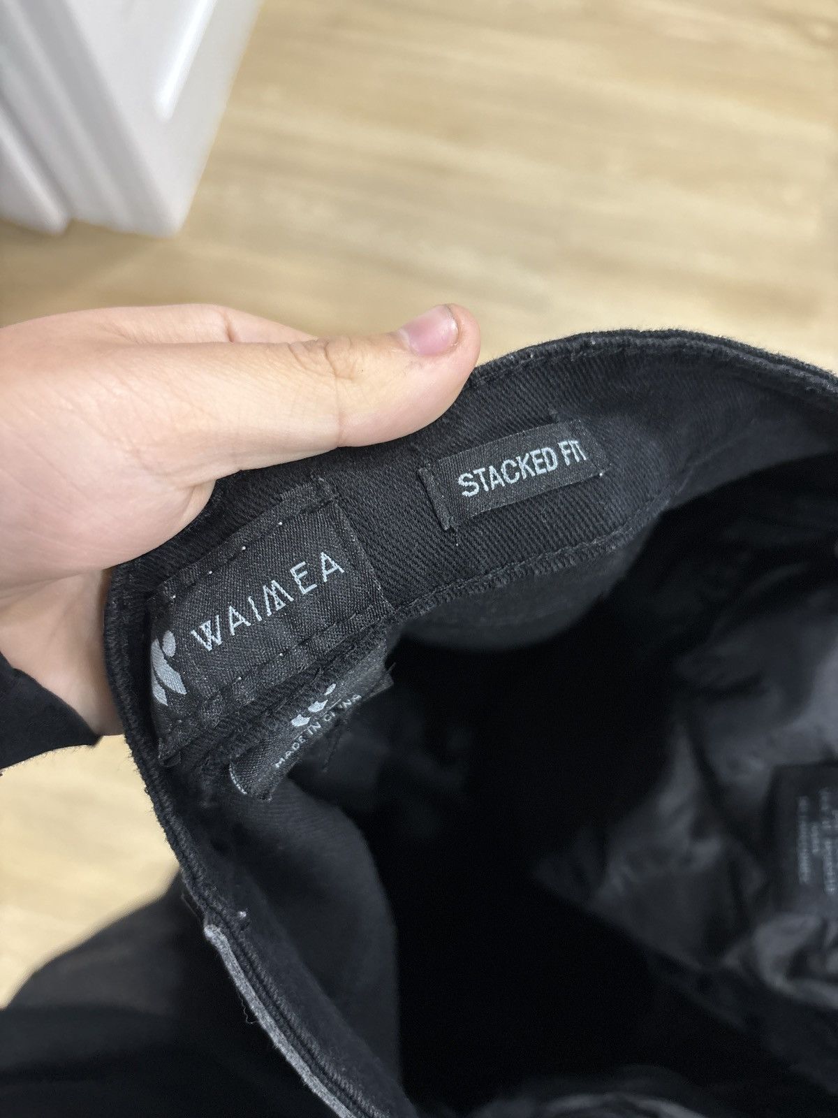 Waimea Black Stacked distressed ribbed jeans rick owens style Size US 30 / EU 46 - 3 Thumbnail