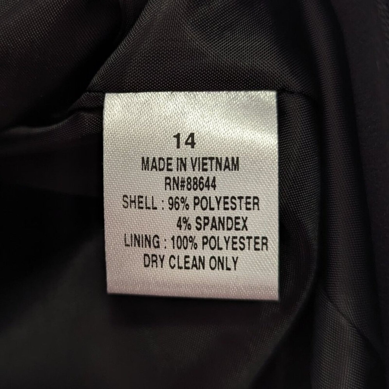 Vintage Vintage Black Tailored Fit Long Sleeve Blazer Embroidered Size XL / US 12-14 / IT 48-50 - 7 Thumbnail