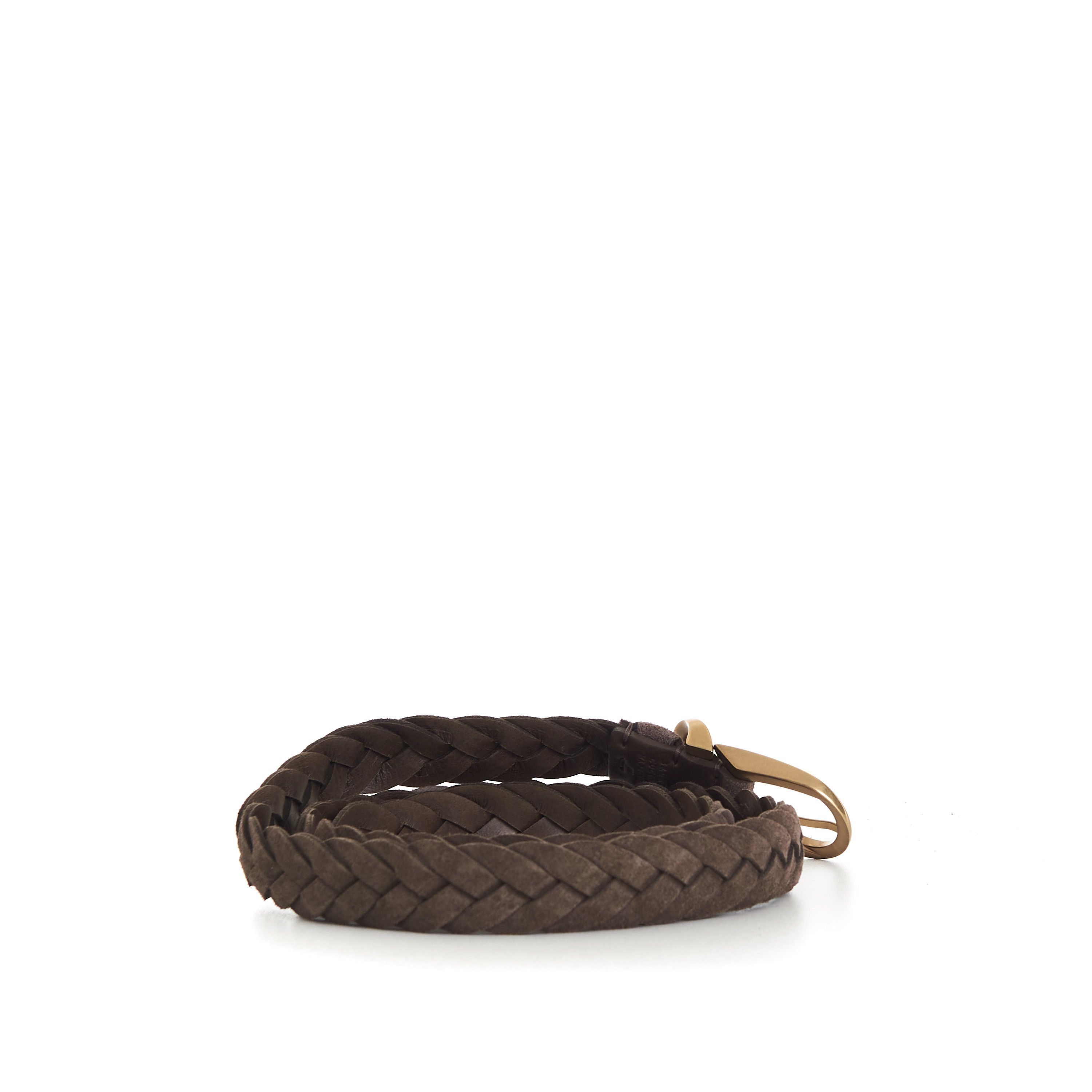 Brunello Cucinelli Braided Belt - Rounded Buckle & Metal Keeper, Suede Size 95 Size ONE SIZE - 6 Thumbnail