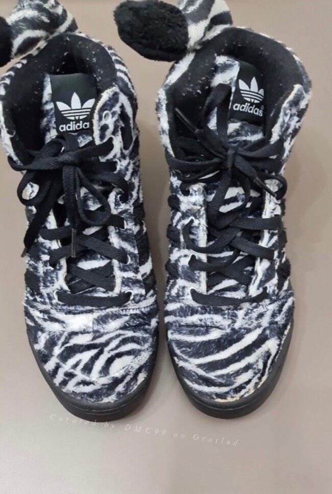Jeremy Scott adidas x Jeremy Scott Zebra Sneakers Size US 9.5 / EU 42-43 - 1 Thumbnail