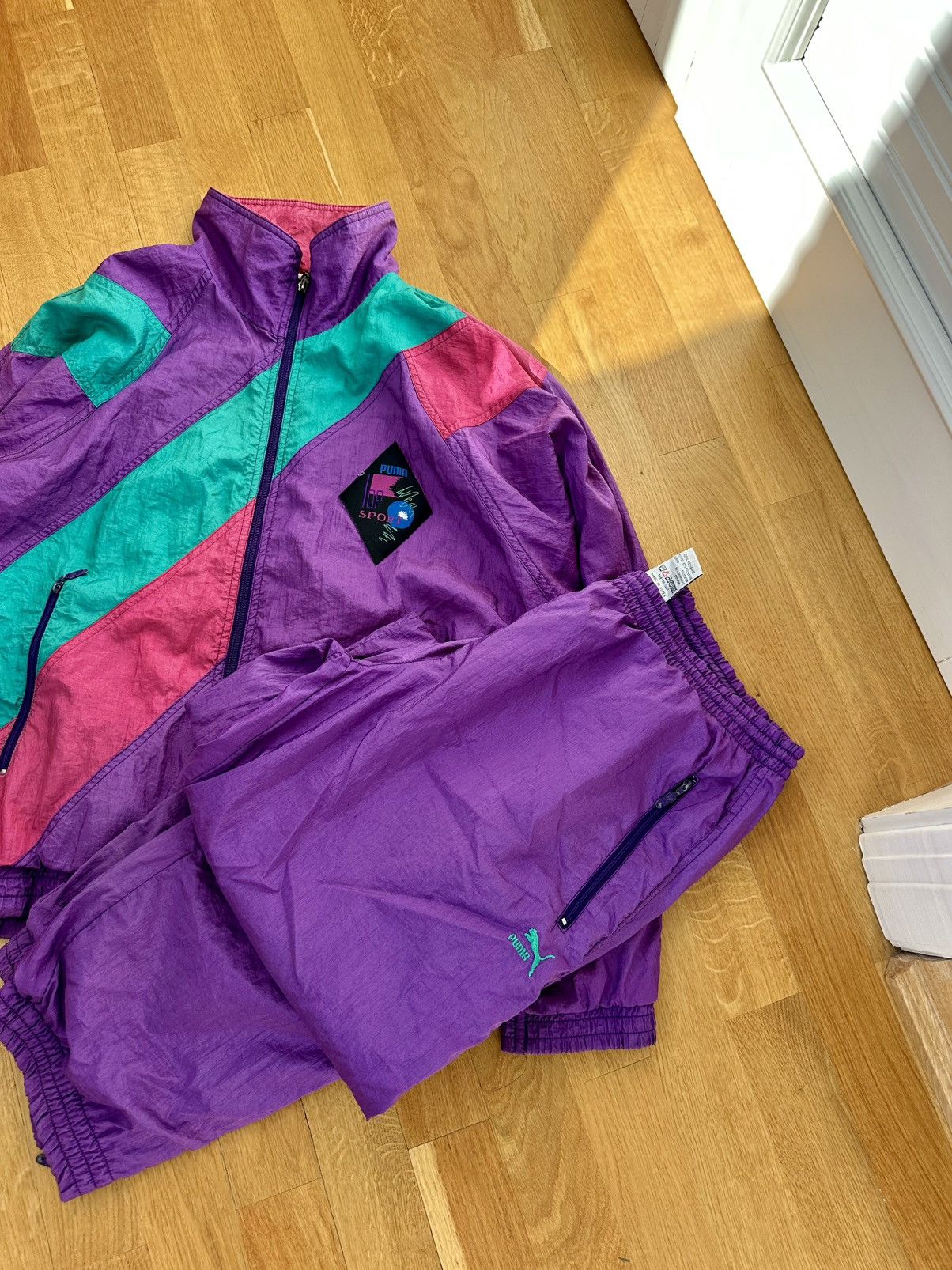 Puma 90’s Vintage Puma Tracksuit Jacket X Pants Made in Korea Size US M / EU 48-50 / 2 - 4 Thumbnail
