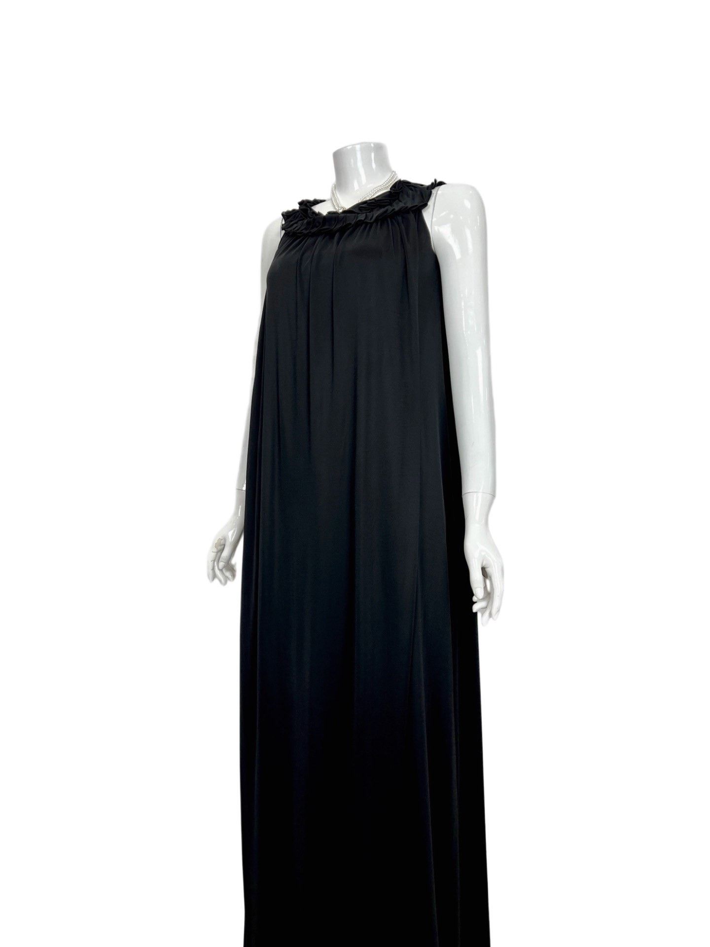 Saint Laurent Paris Yves Saint Laurent Black Sleeveless Maxi Dress Size M / US 6-8 / IT 42-44 - 1 Thumbnail