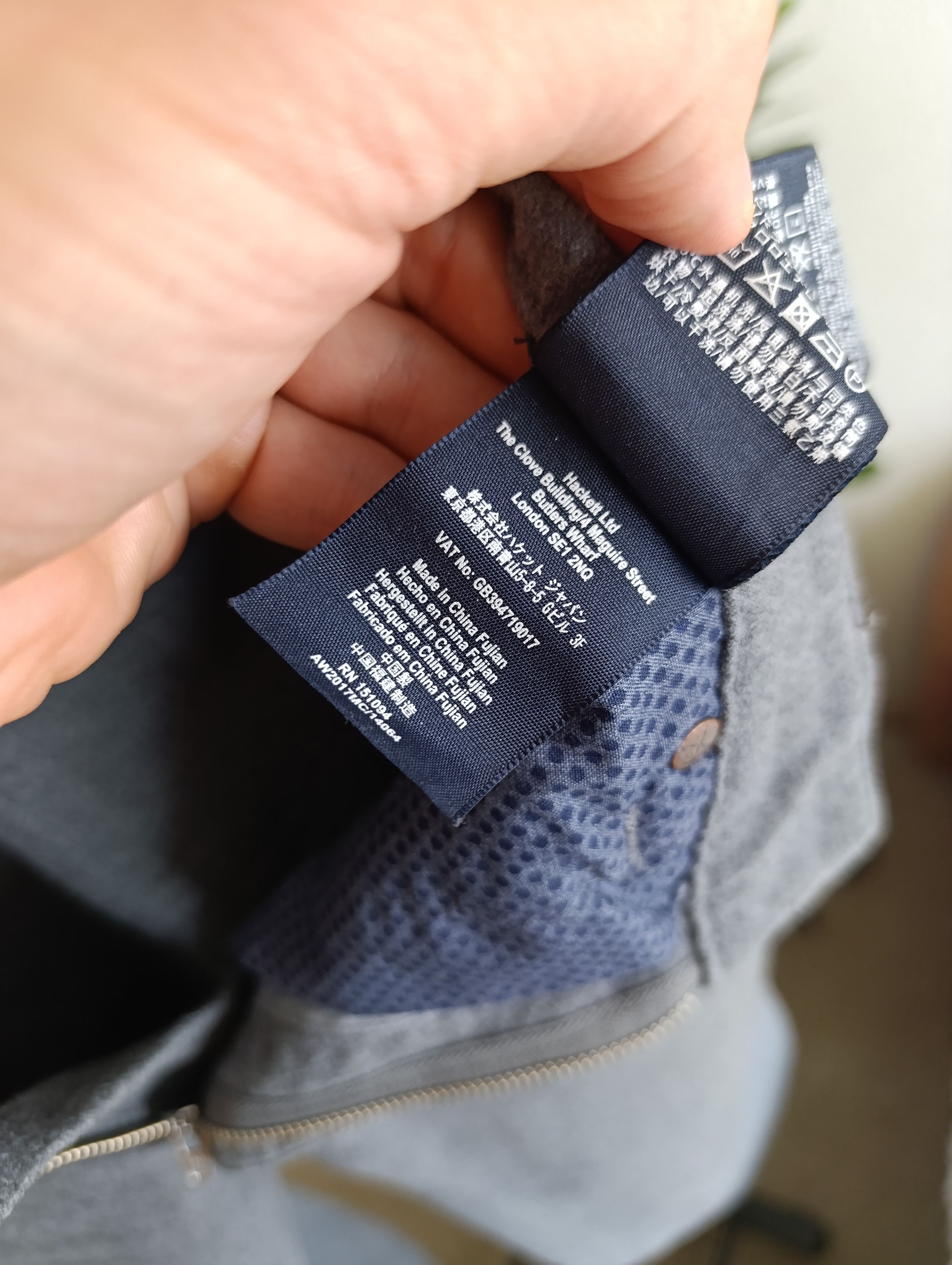 Designer × Hackett Hackett Flannel logo-patch straight-leg Trousers Size US 30 / EU 46 - 16 Thumbnail