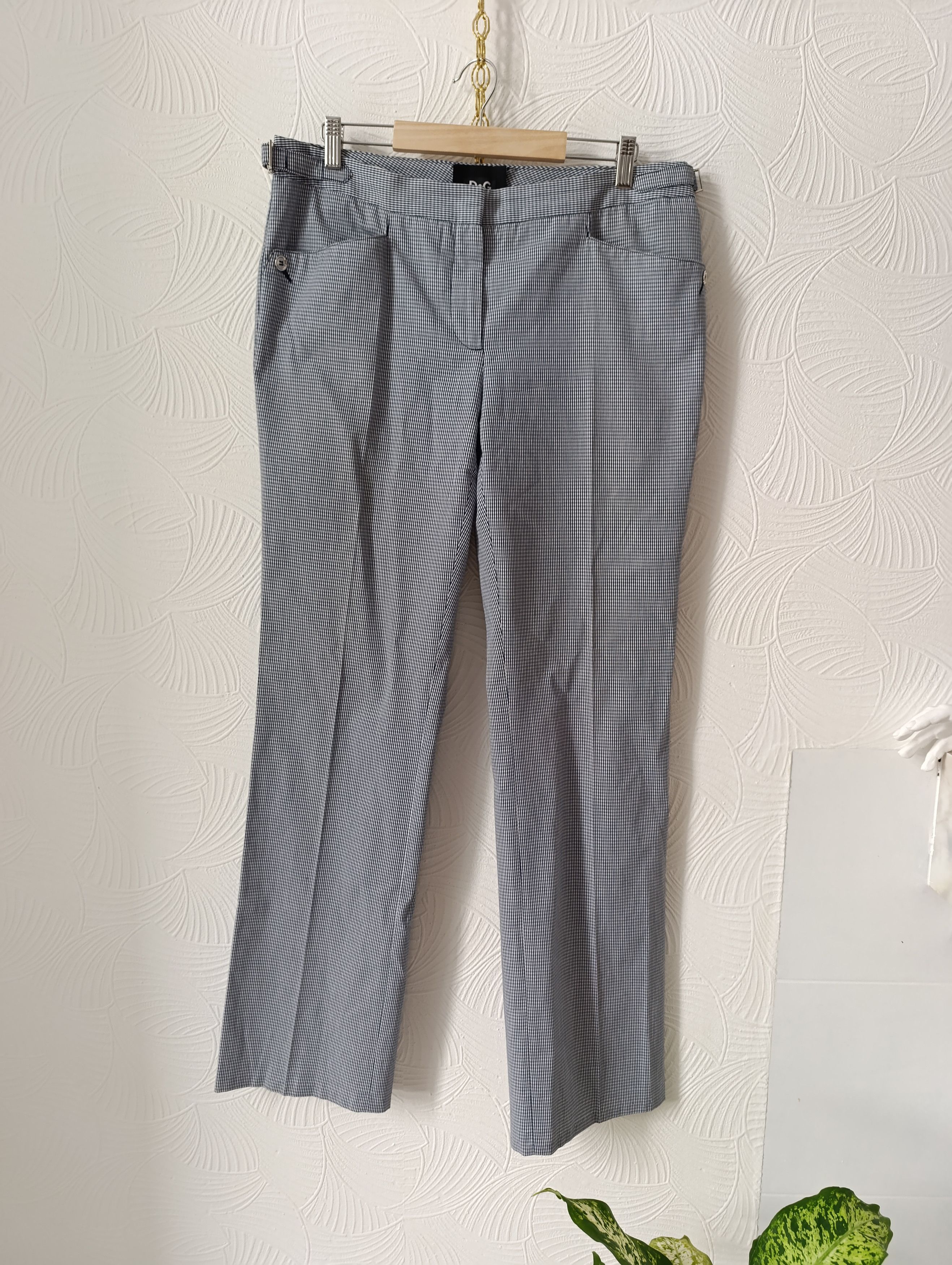 Dolce & Gabbana DOLCE GABBANA WOMENS TROUSERS PANTS IN CHECK Size 32" / US 10 / IT 46 - 1 Thumbnail