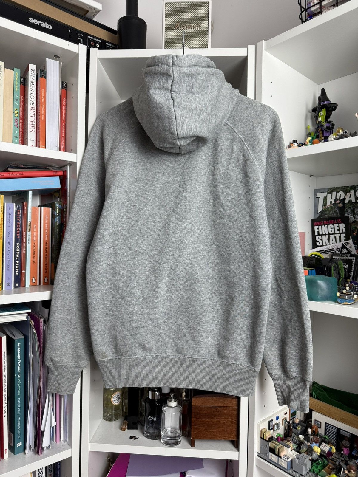 Carhartt × Carhartt Wip × Vintage Carhartt WiP chase sweat hoodie S skate streetwear grey baggy Size US S / EU 44-46 / 1 - 2 Thumbnail