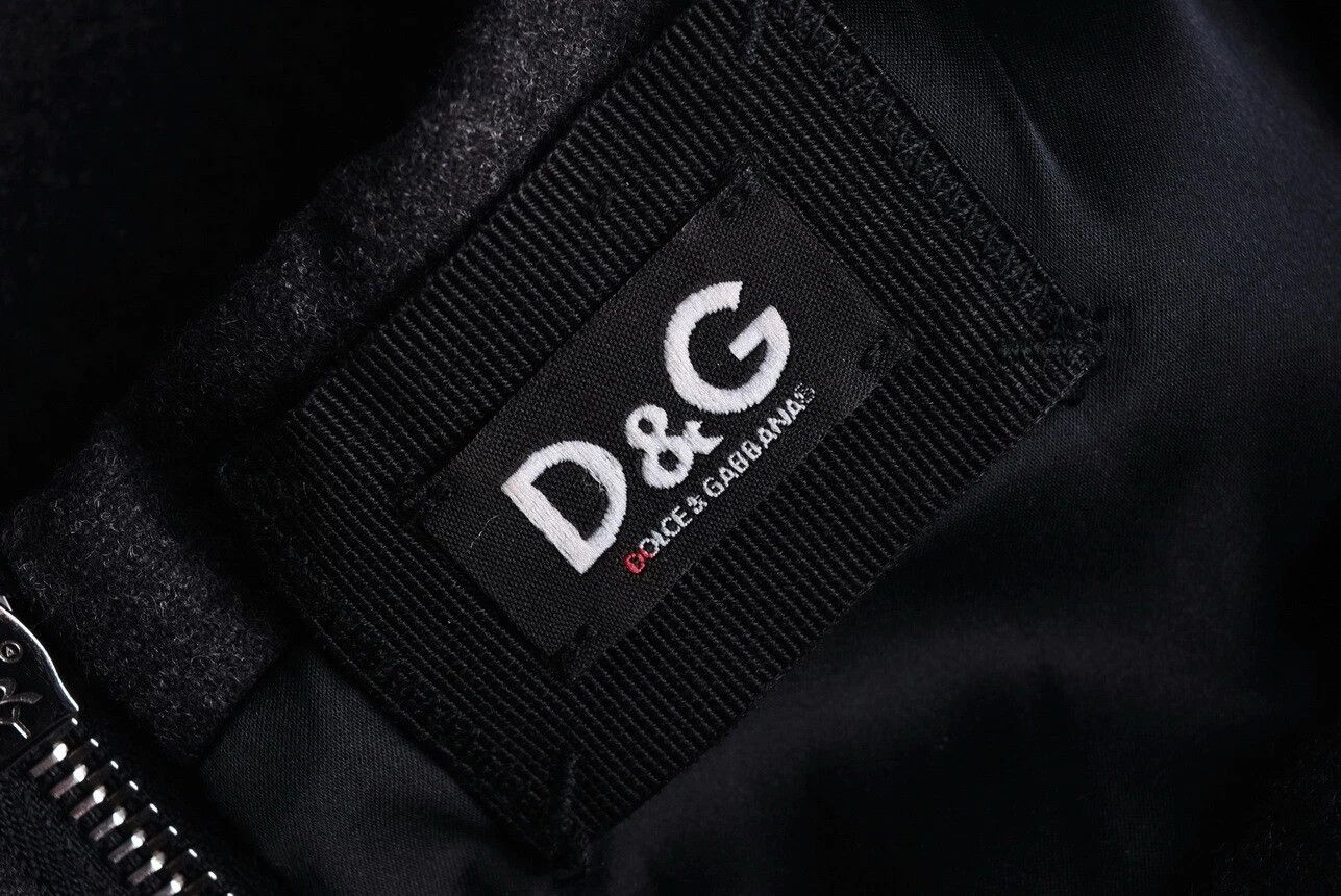 Dolce & Gabbana Women's D&G Dolce & Gabbana Wool Blend Dress Charcoal Size S / US 4 / IT 40 - 8 Thumbnail