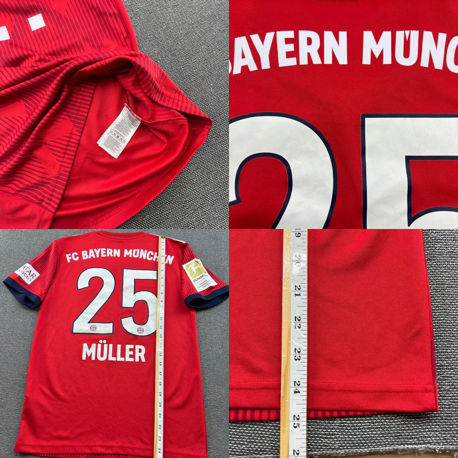 Adidas Bayern Munich 2018 2019 Home Football Jersey Mens XS Adidas Shirt Size US L / EU 52-54 / 3 - 10 Thumbnail
