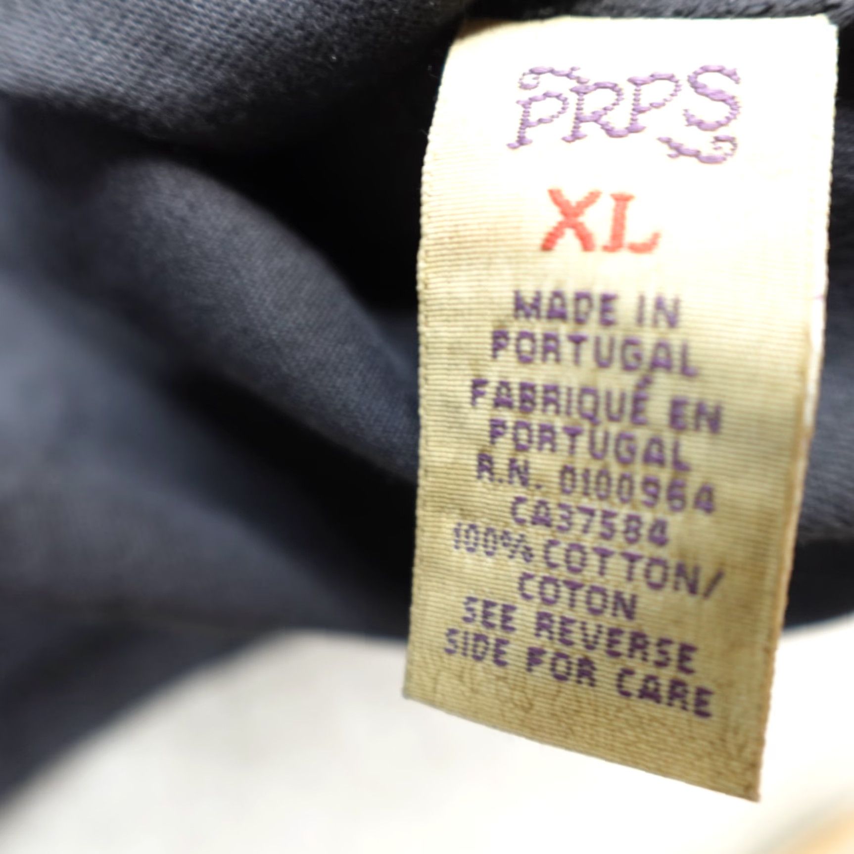 Prps PRPS Shirt XL Gray 100% Cotton Sumo Fighter Made in Portugal NEW READ Size US XL / EU 56 / 4 - 5 Thumbnail
