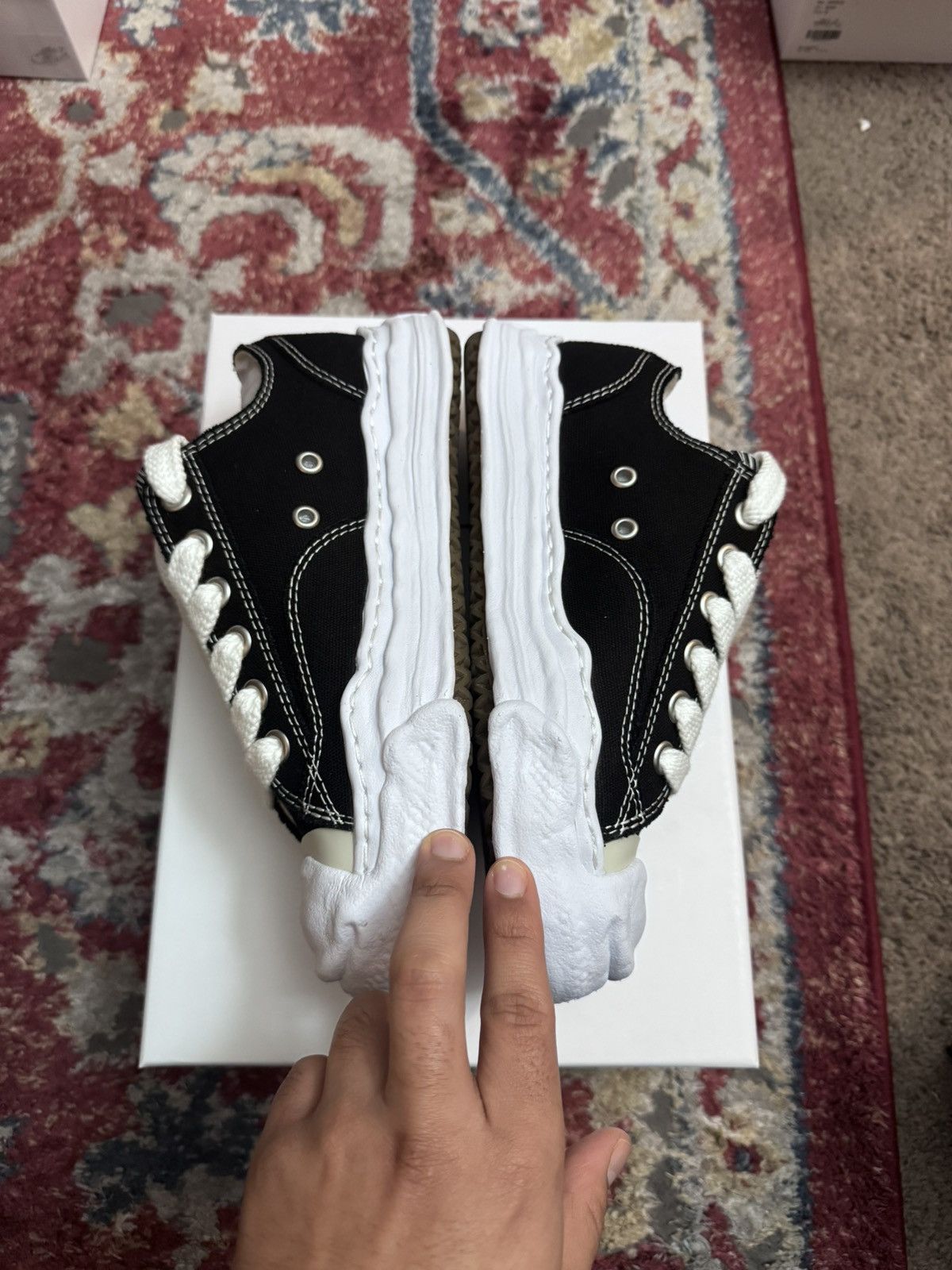 Maison MIHARA YASUHIRO Maison Mihara Yasuhiro Hank OG Sole Canvas Low - Size 6 Size US 5.5 / EU 38 - 3 Thumbnail