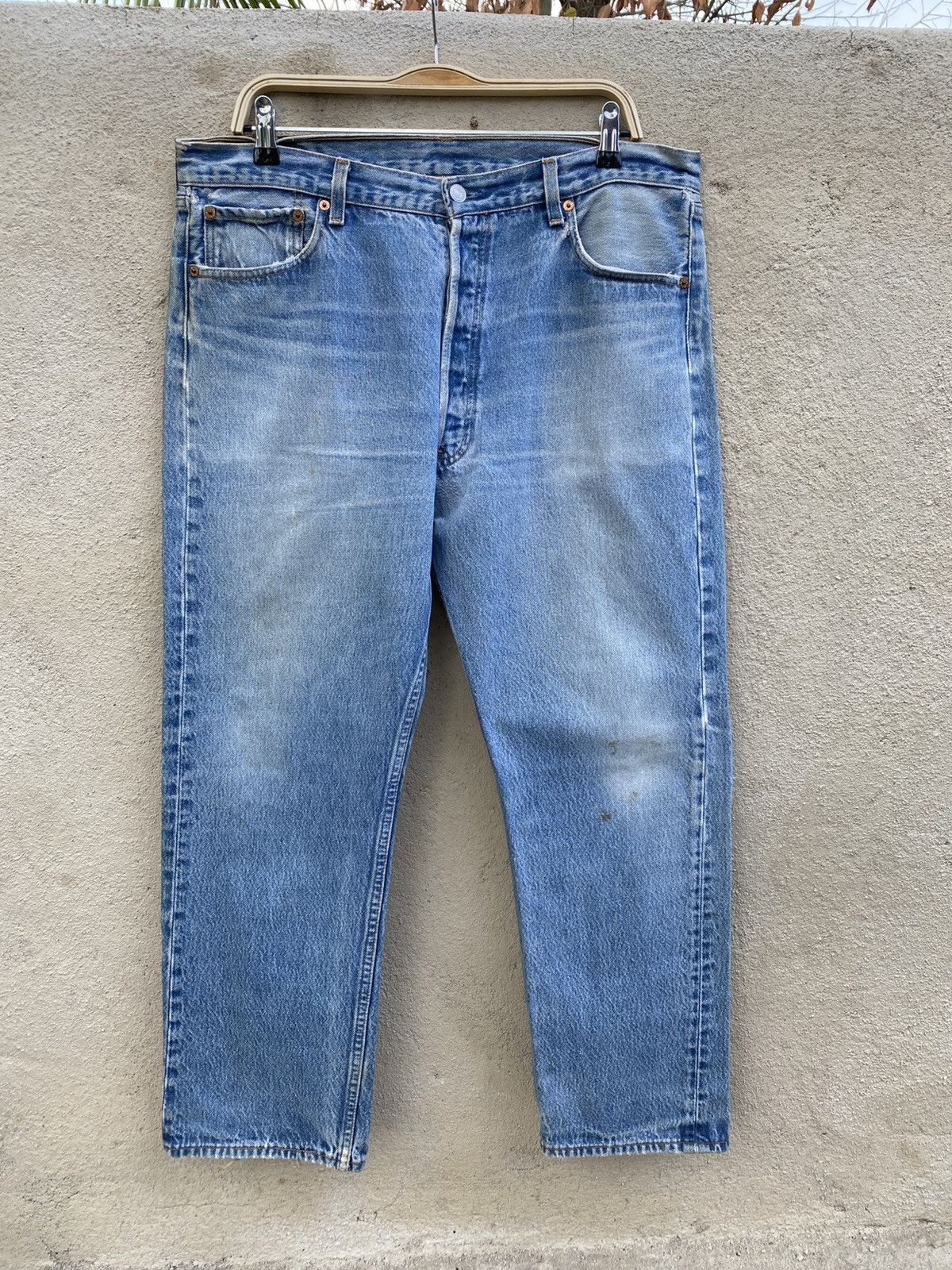 Levi's × Levi's Vintage Clothing × Vintage W38x28 vintage levi's 501xx repaired made in USA Size US 38 / EU 54 - 1 Thumbnail