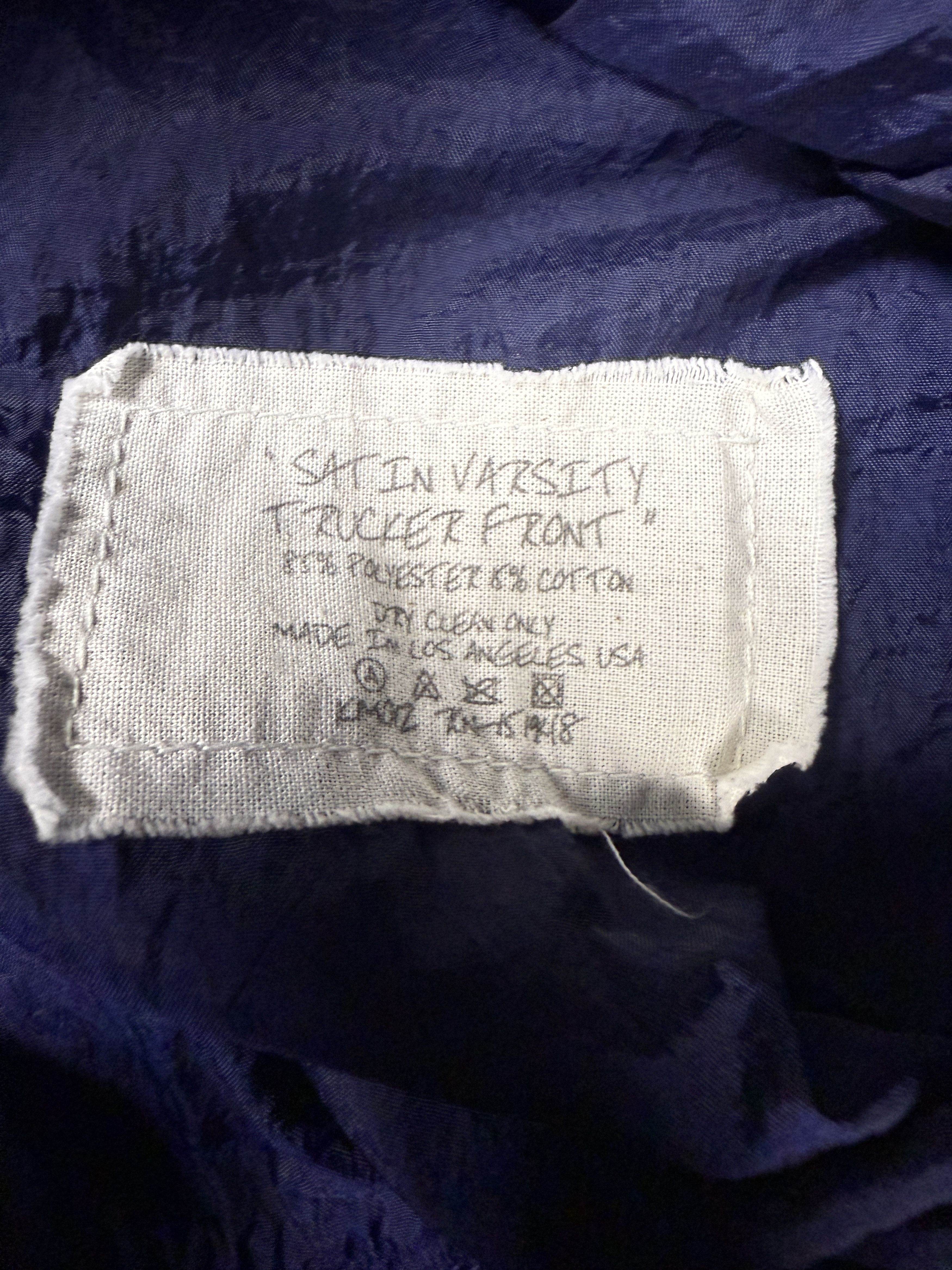Greg Lauren $1475 Greg Lauren Trucker Front Satin Varsity Jacket Size US S / EU 44-46 / 1 - 4 Thumbnail