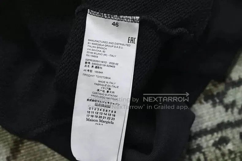 Maison Margiela Maison Margiela Hollowed Hoodie Sweatshirt. Size US M / EU 48-50 / 2 - 6 Thumbnail