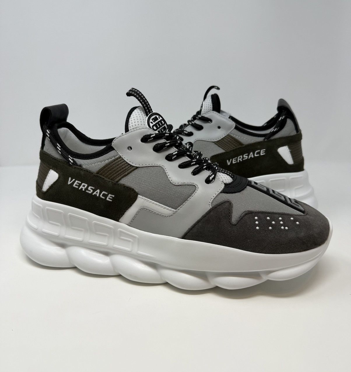 Versace Versace Chain Reaction 2 Sneaker Grey Size US 12 / EU 45 - 1 Thumbnail