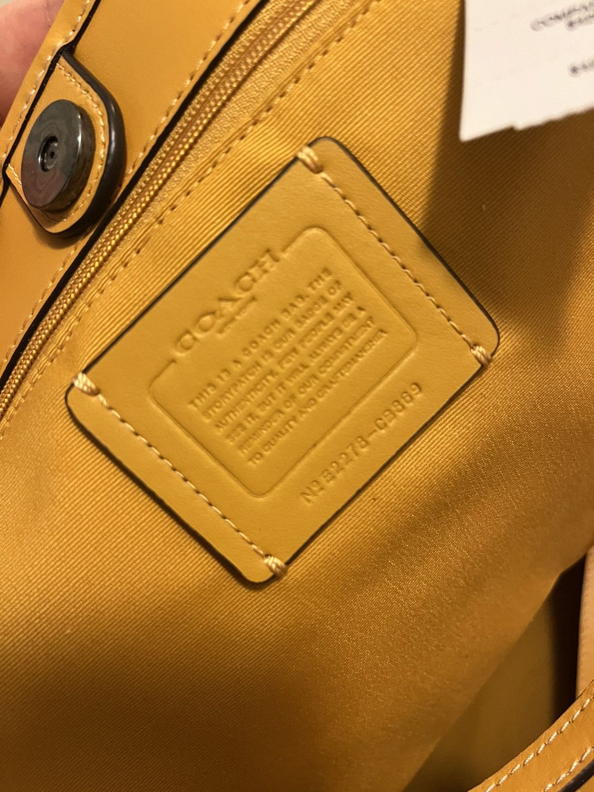 Coach Coach City Tote In Signature Canvas With Varsity Motif NWT Size ONE SIZE - 7 Thumbnail