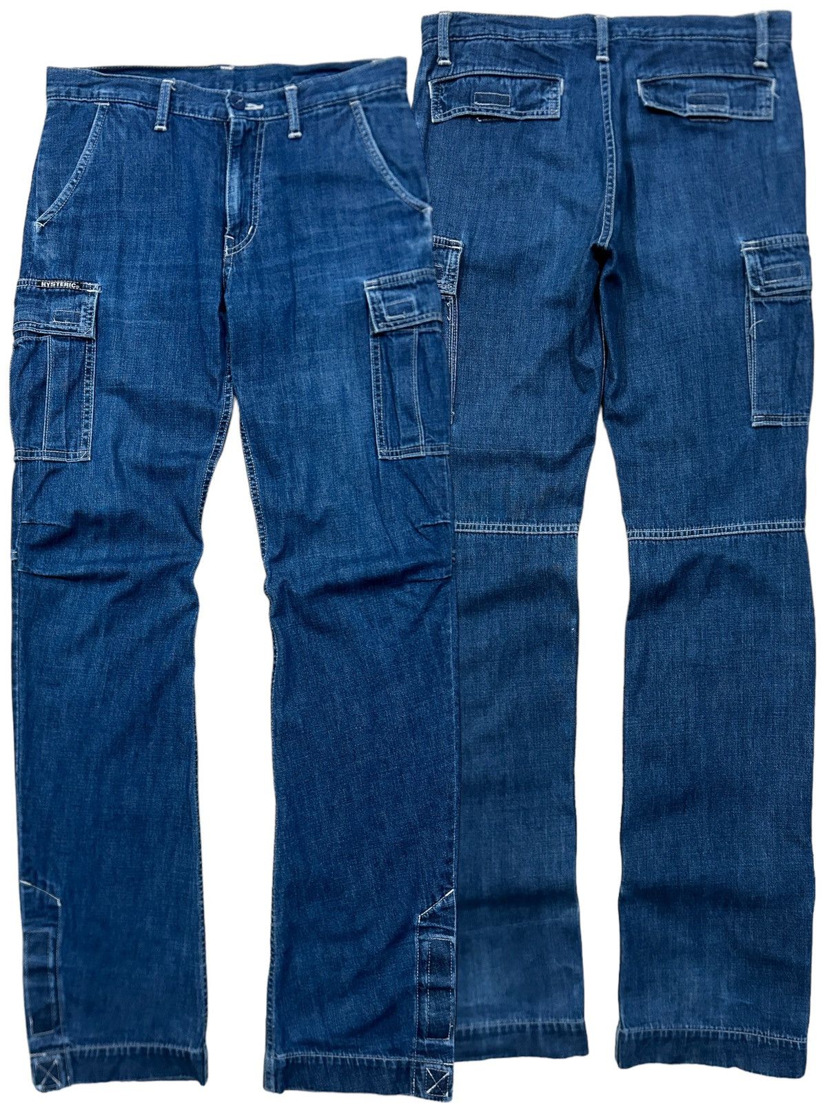 Hysteric Glamour × Japanese Brand × Le Grande Bleu (L.G.B.) Vintage Hysteric Glamour Cargo Multi Pocket Jeans Size US 30 / EU 46 - 17 Thumbnail