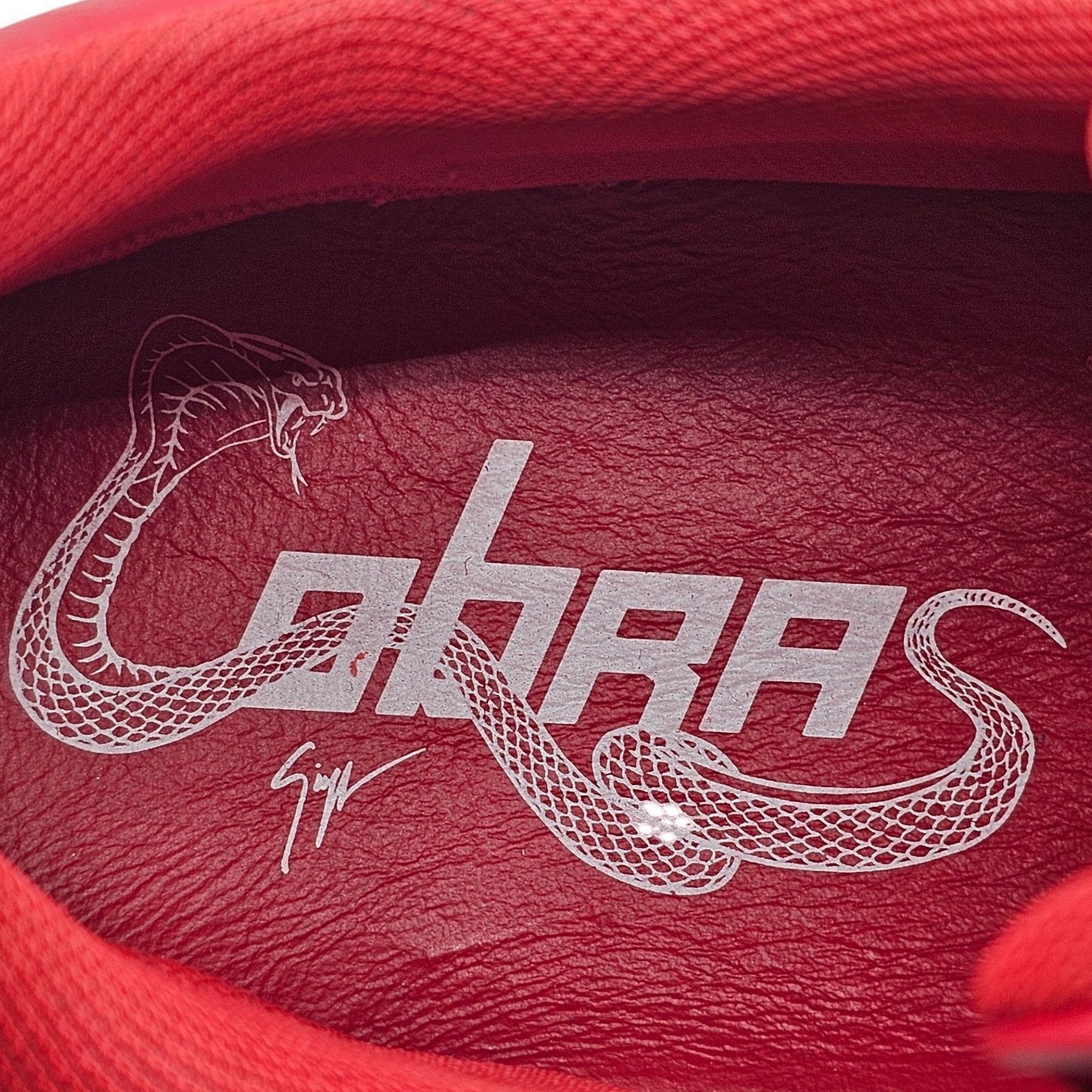 Giuseppe Zanotti Cobra Sneakers - Leather - Red - 45 $995 Size US 12 / EU 45 - 8 Thumbnail
