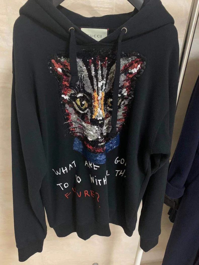 Gucci Gucci Cat sequin sweatshirt 2501-Nextarrow Size US XS / EU 42 / 0 - 1 Thumbnail